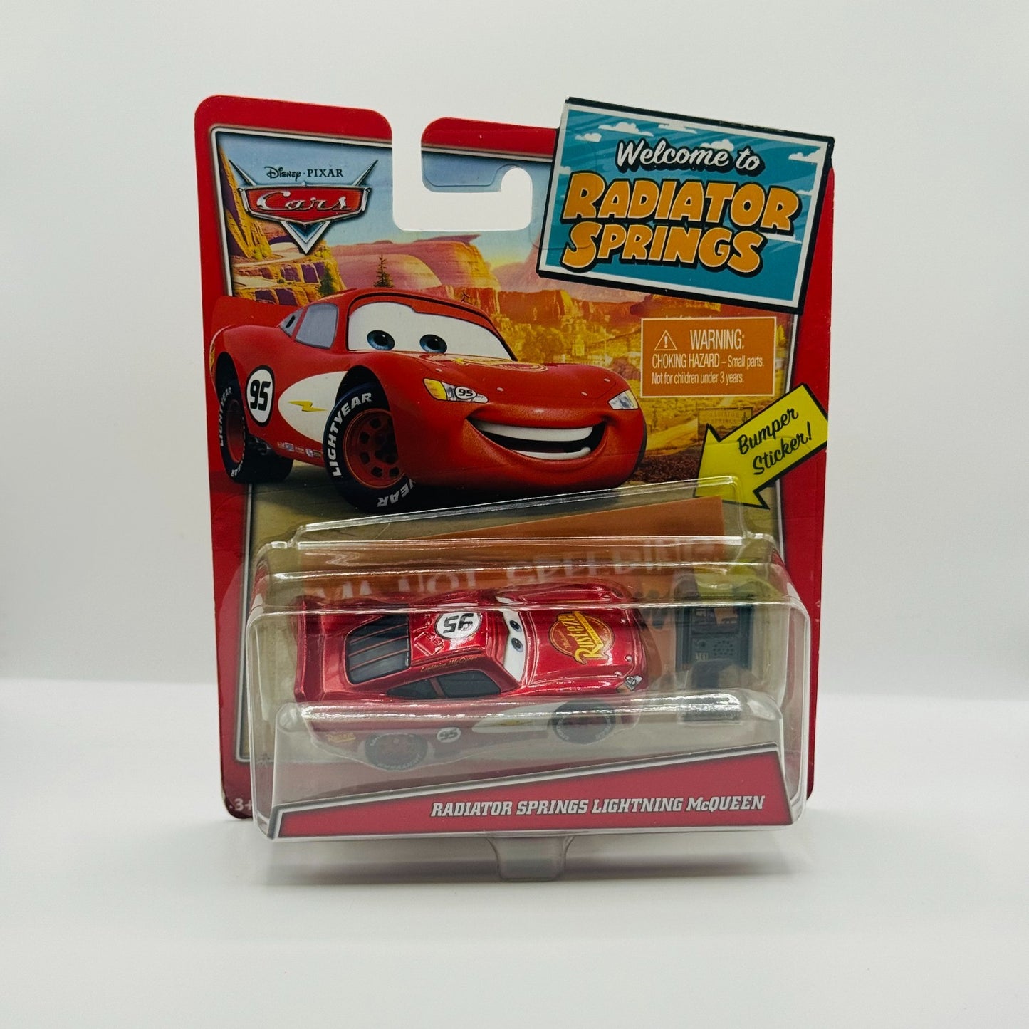 Disney Pixar Cars - WELCOME TO RADIATOR SPRINGS MCQUEEN PAY PHONE - 1:55 Diecast
