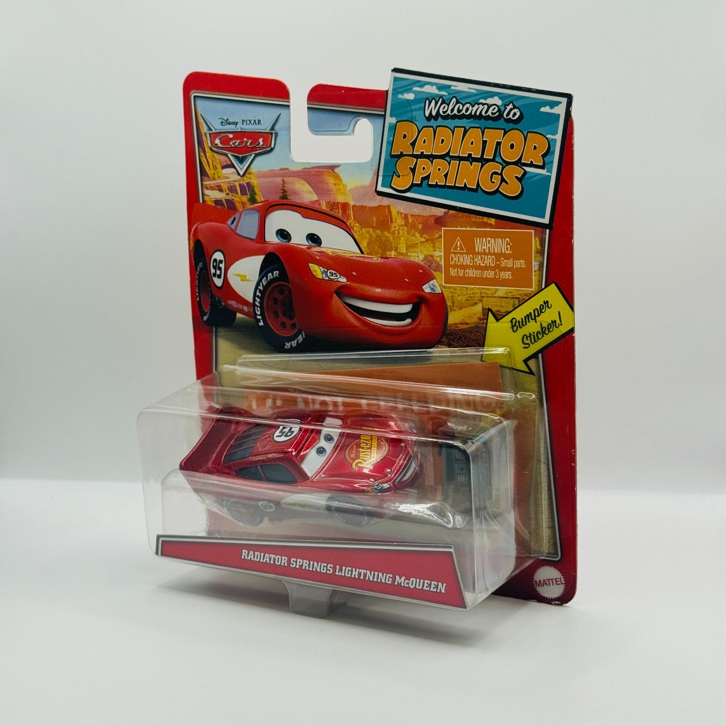 Disney Pixar Cars - WELCOME TO RADIATOR SPRINGS MCQUEEN PAY PHONE - 1:55 Diecast