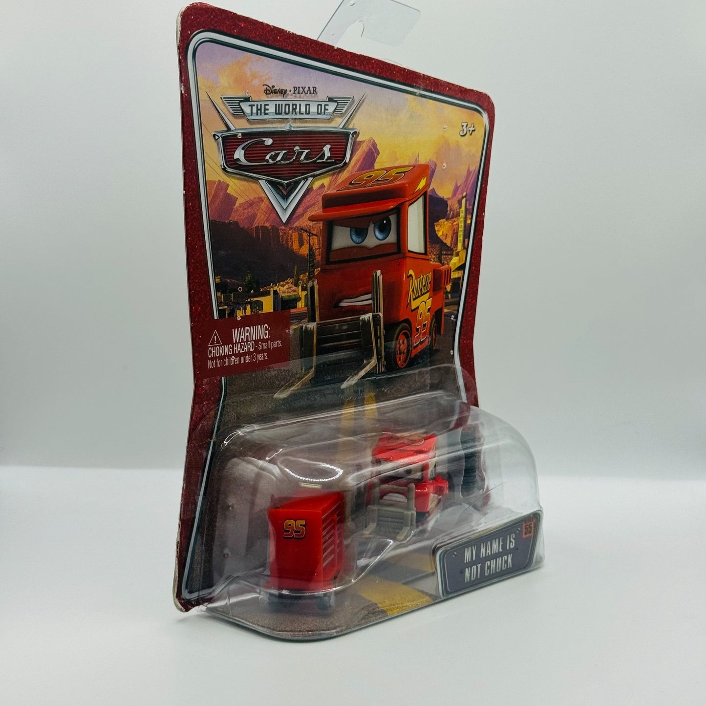 Disney Pixar Cars - MY NAME IS NOT CHUCK PITTY World of Cars 2008 - 1:55 Diecast