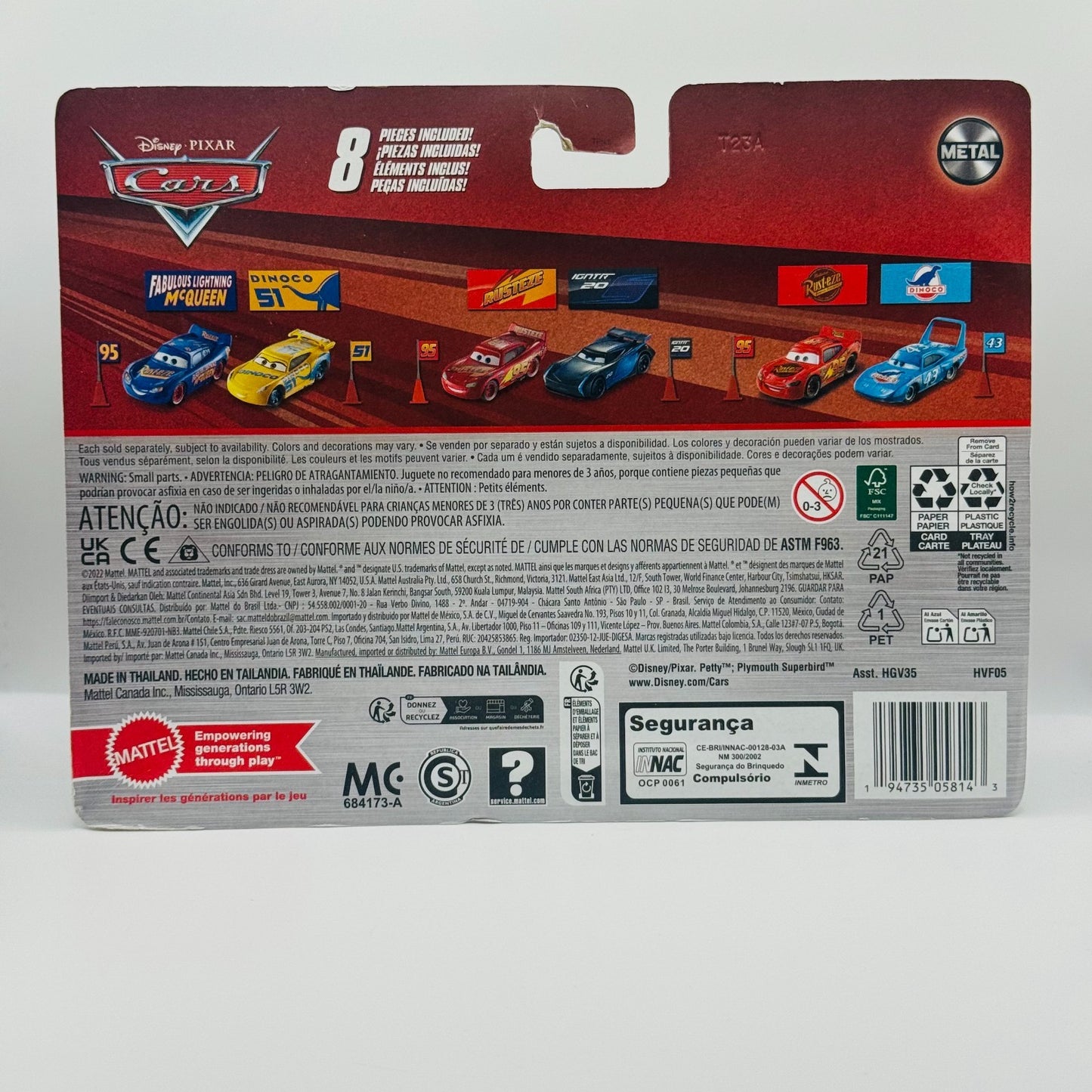 Disney Pixar Cars - DAVE RE-VOLTING & WINFORD RPM ACCESSORY PACK - 1:55 Diecast