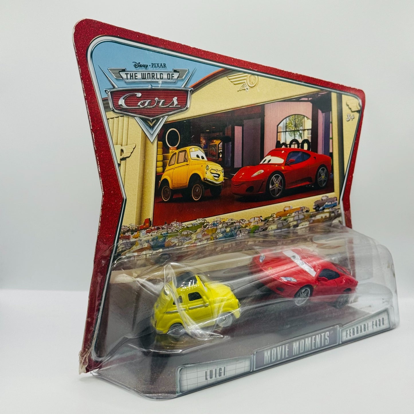 Disney Pixar Cars - LUIGI & FERRARI F430 MICHAEL World of Cars - 1:55 Diecast
