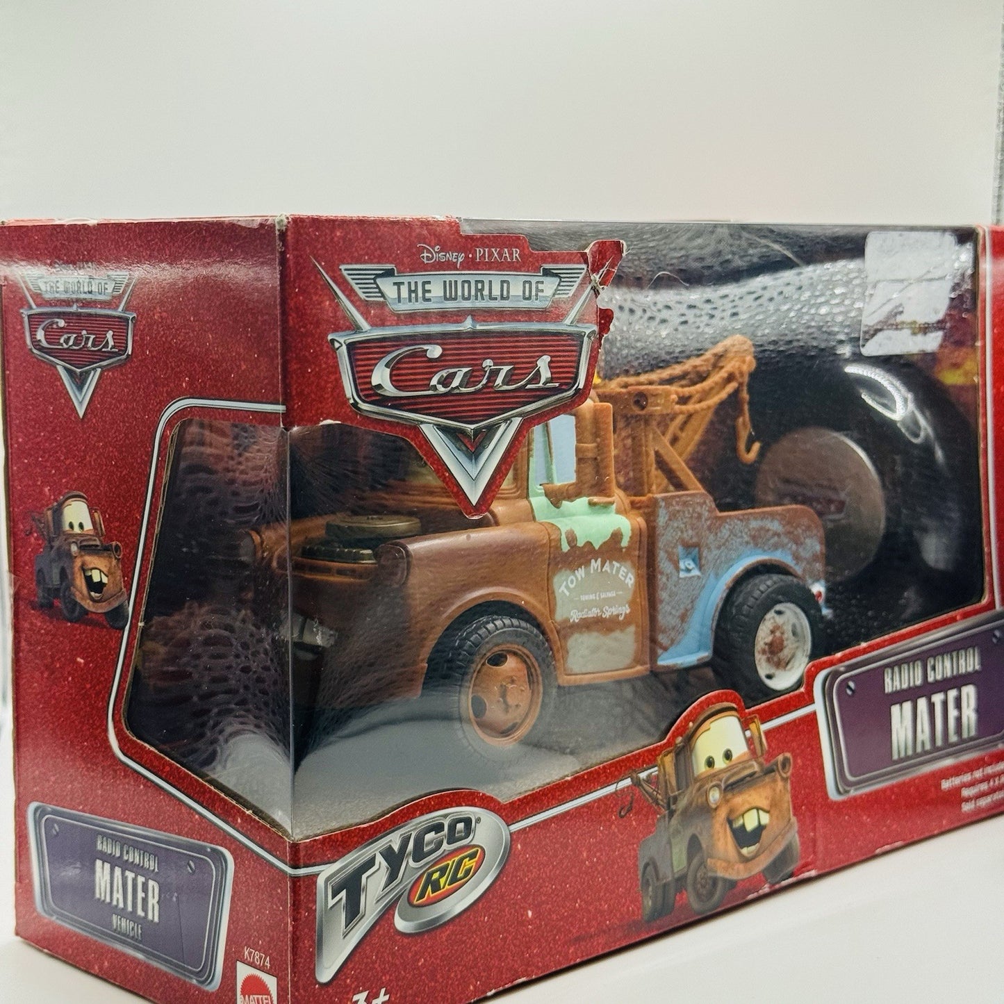 Disney Pixar Cars - TYCO RC REMOTE CONTROL MATER - World Of Cars 2008