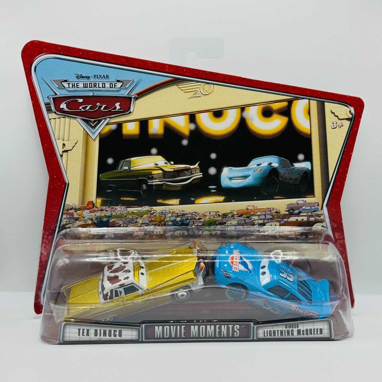 Disney Pixar Cars - TEX DINOCO & DINOCO MCQUEEN World of Cars 2008- 1:55 Diecast