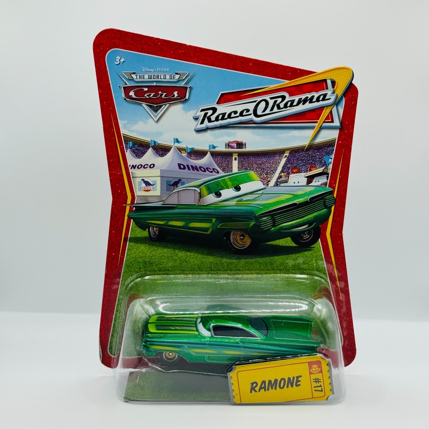 Disney Pixar Cars - GREEN RAMONE Race O Rama 2009 - 1:55 Diecast