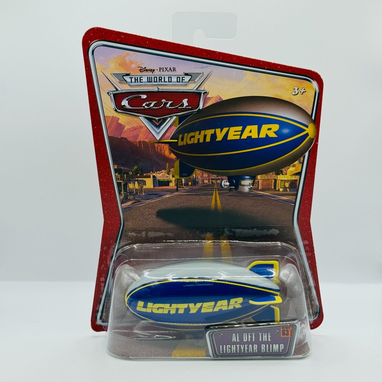 Disney Pixar Cars - AL OFT LIGHTYEAR BLIMP World Of Cars 2008 - 1:55 Diecast