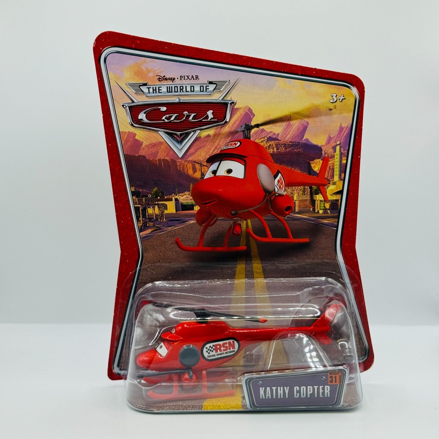 Disney Pixar Cars - KATHY COPTER World Of Cars 2008 - 1:55 Diecast