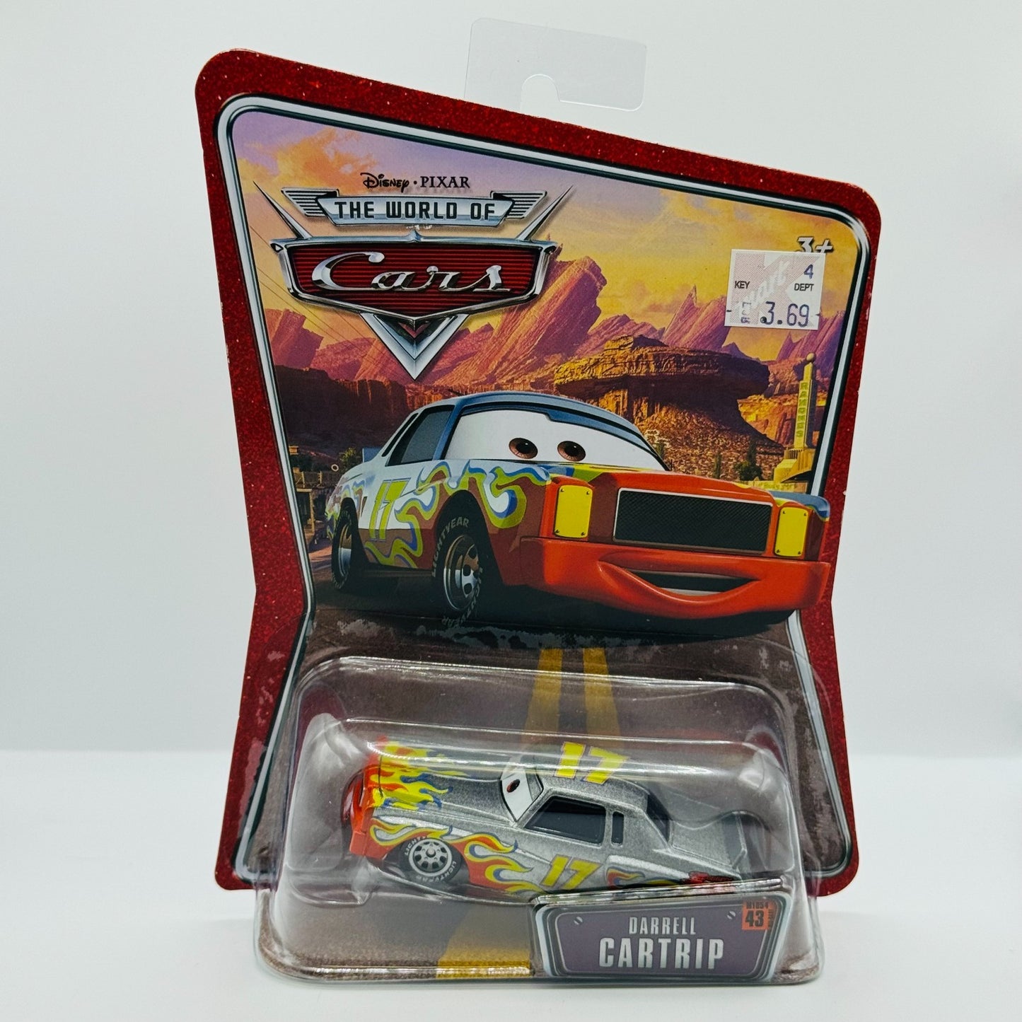 Disney Pixar Cars - DARRELL CARTRIP World Of Cars 2008 - 1:55 Diecast