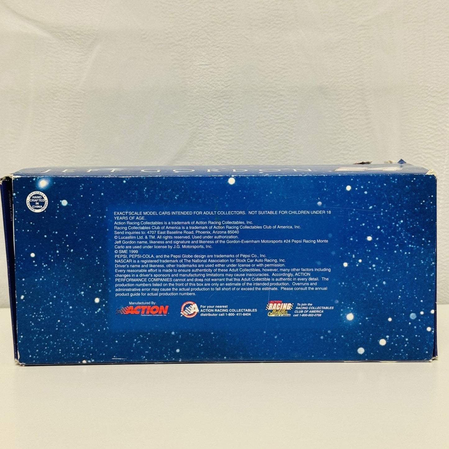 1999 Jeff Gordon PEPSI STAR WARS EPISODE 1 Action Racing Stock Car 1:24 Diecast