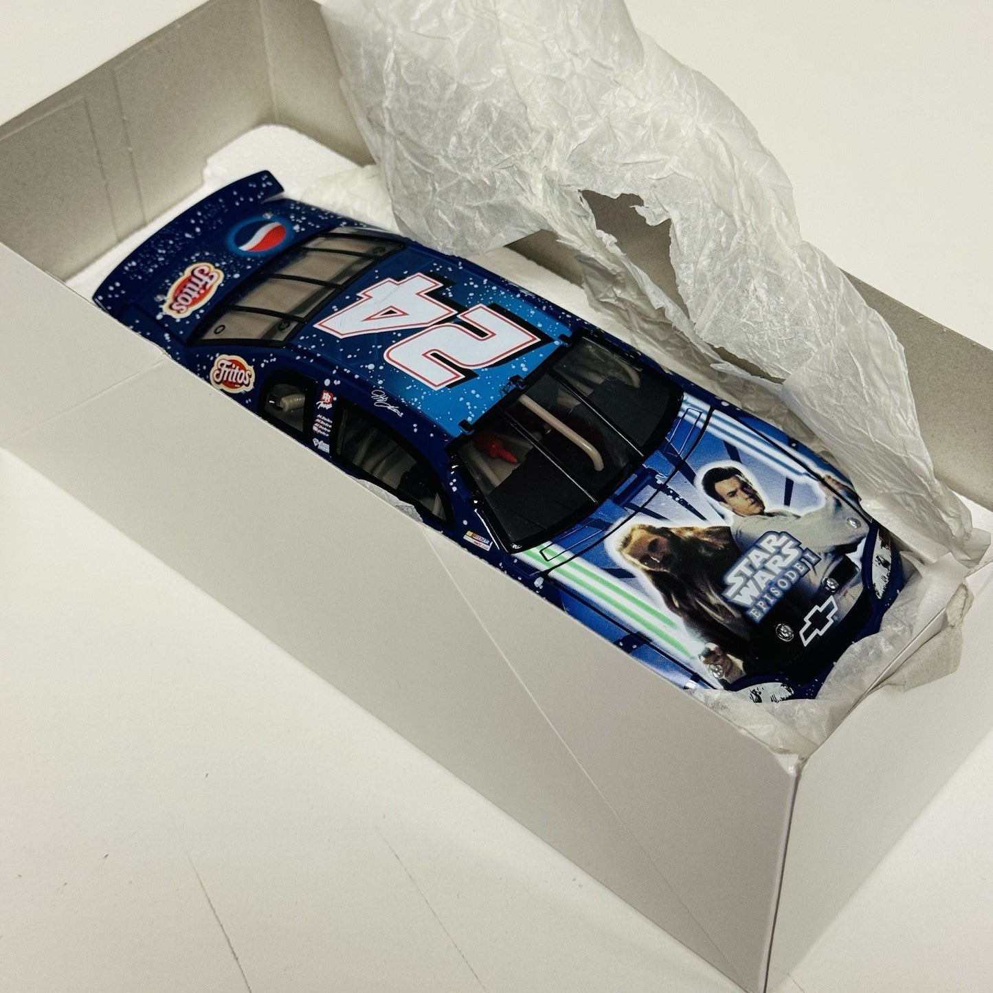 1999 Jeff Gordon PEPSI STAR WARS EPISODE 1 Action Racing Stock Car 1:24 Diecast