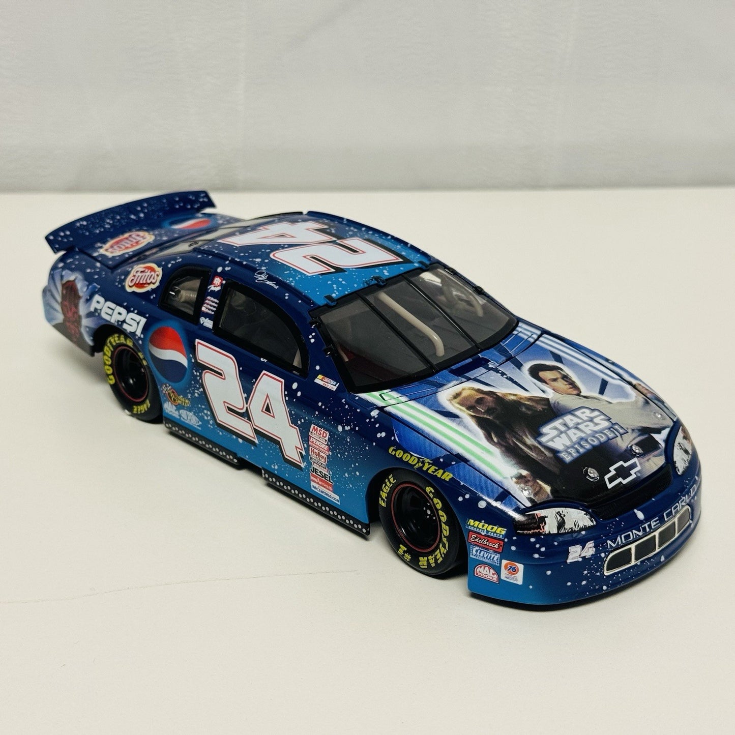 1999 Jeff Gordon PEPSI STAR WARS EPISODE 1 Action Racing Stock Car 1:24 Diecast