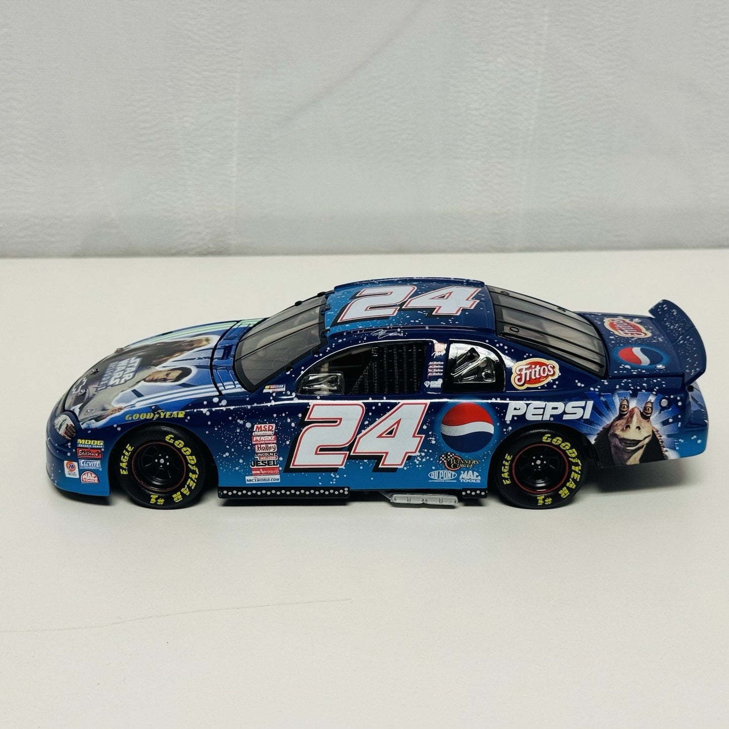 1999 Jeff Gordon PEPSI STAR WARS EPISODE 1 Action Racing Stock Car 1:24 Diecast
