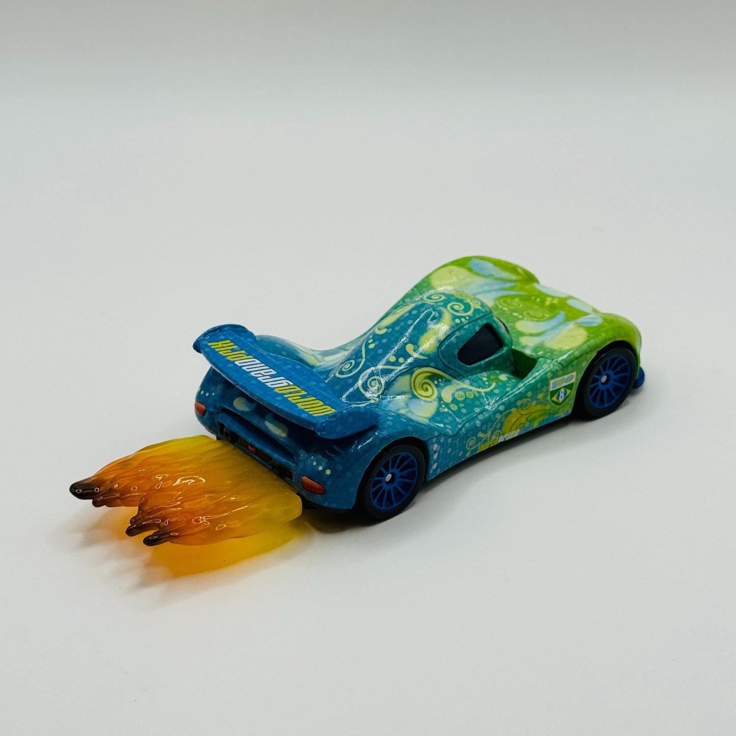 Disney Pixar Cars - CARLA VELOSO WITH FLAMES WGP - 1:55 Diecast