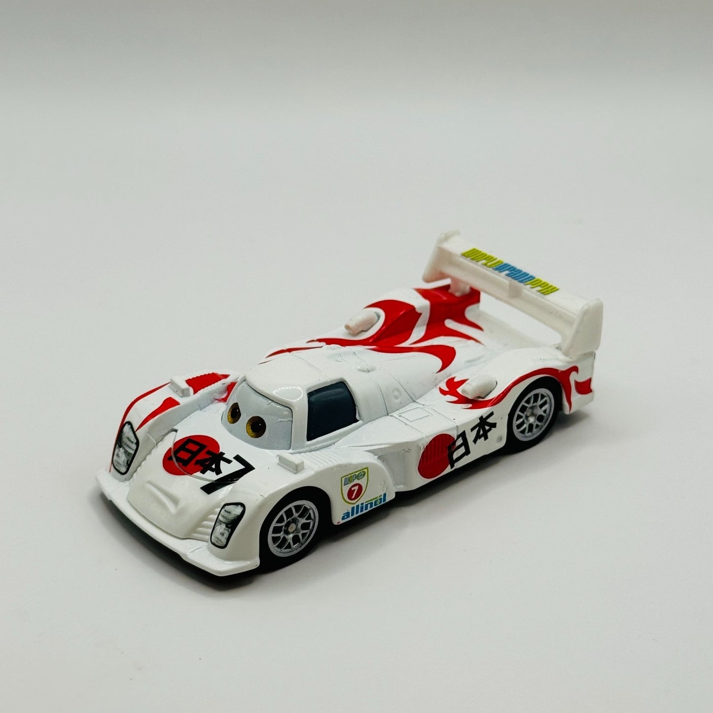 Disney Pixar Cars - SHU TODOROKI RUBBER TIRES Cars 2 - 1:55 Diecast