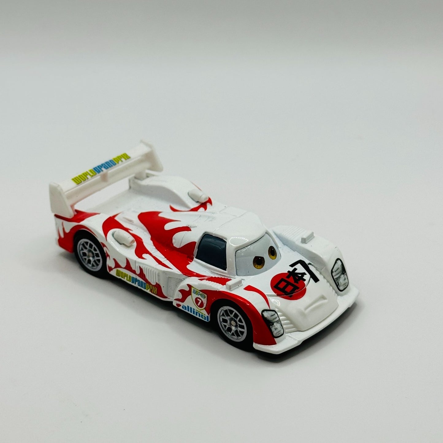 Disney Pixar Cars - SHU TODOROKI RUBBER TIRES Cars 2 - 1:55 Diecast