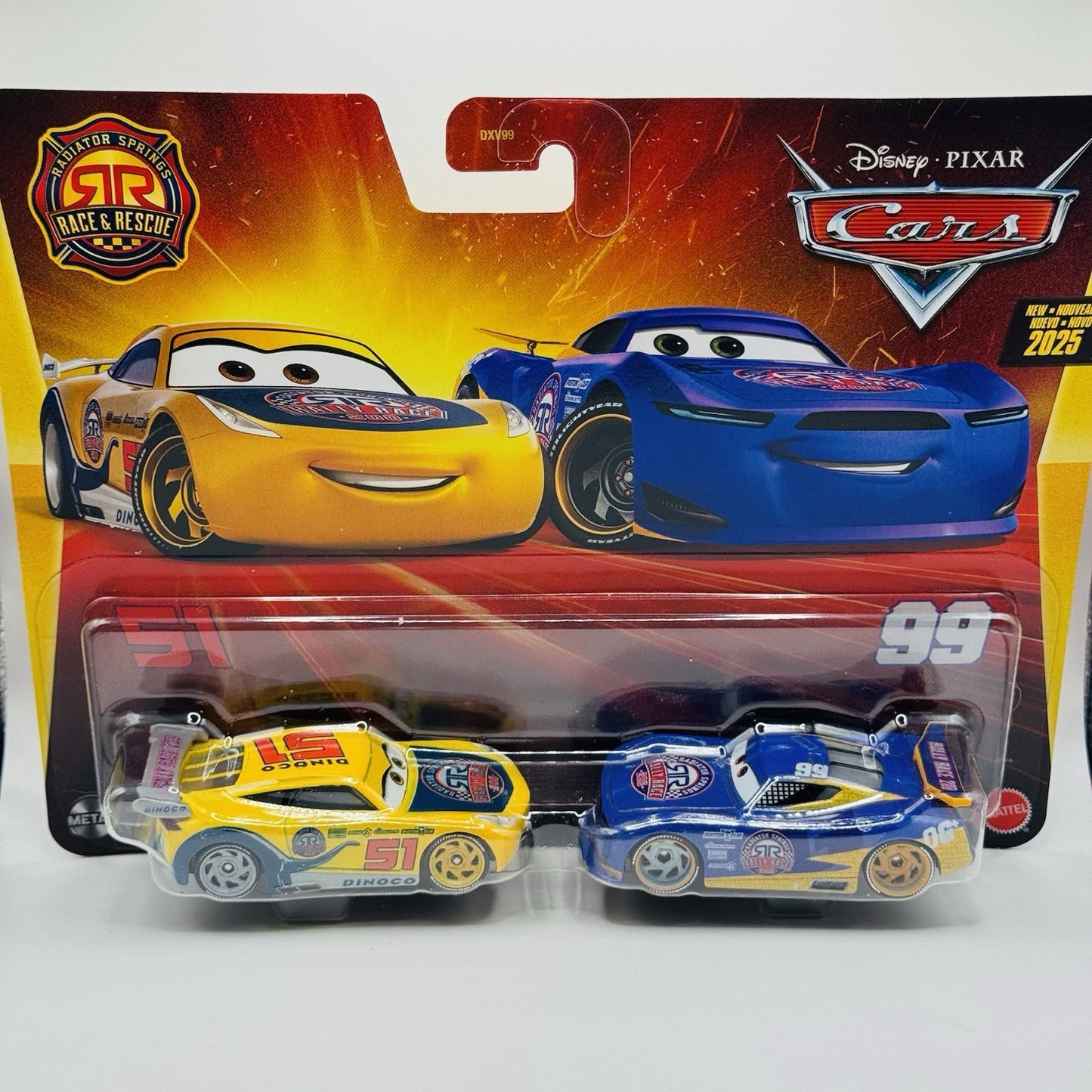 Disney Pixar Cars - RACE & RESCUE CRUZ RAMIREZ & DANNY SWERVEZ 2025 1:55 Diecast