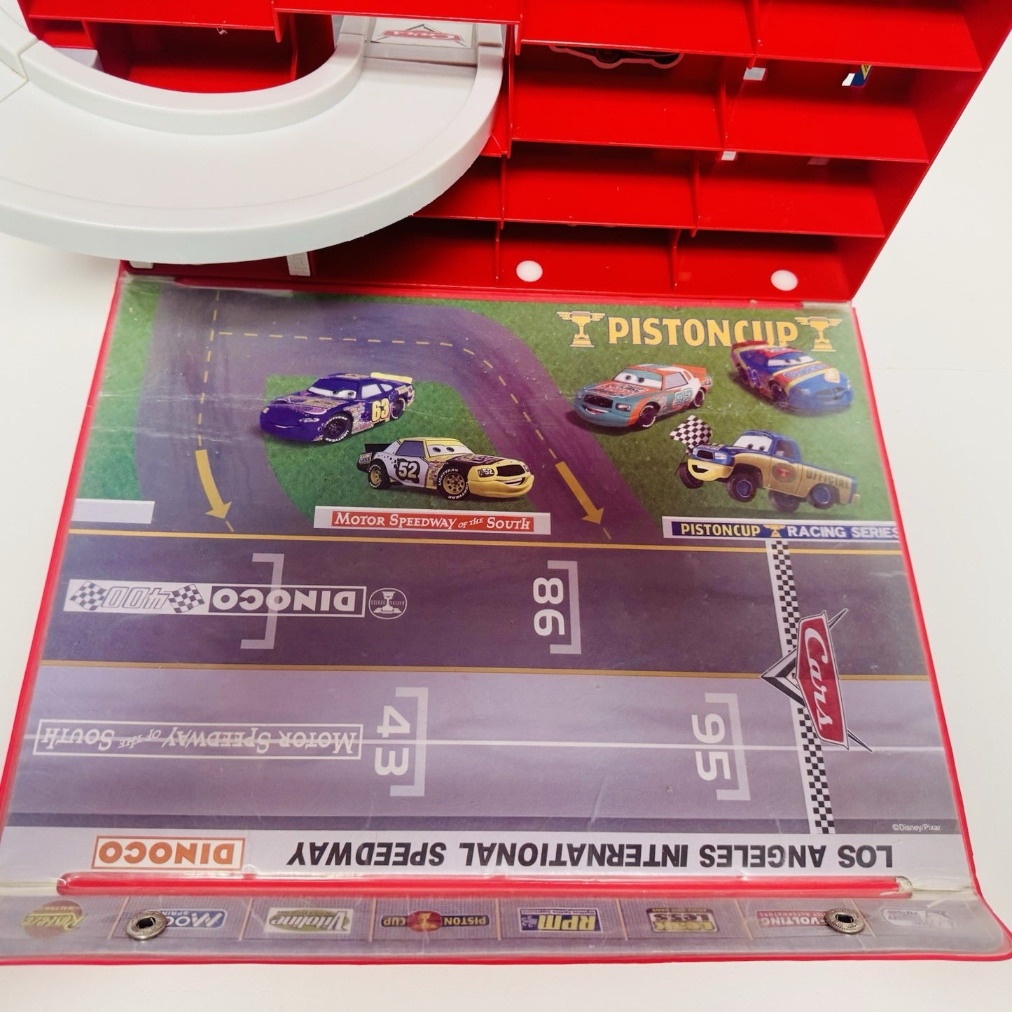 Disney Pixar Cars - Takara Tomy Tomica PISTON CUP PANORAMA CARRY CASE PLAYSET