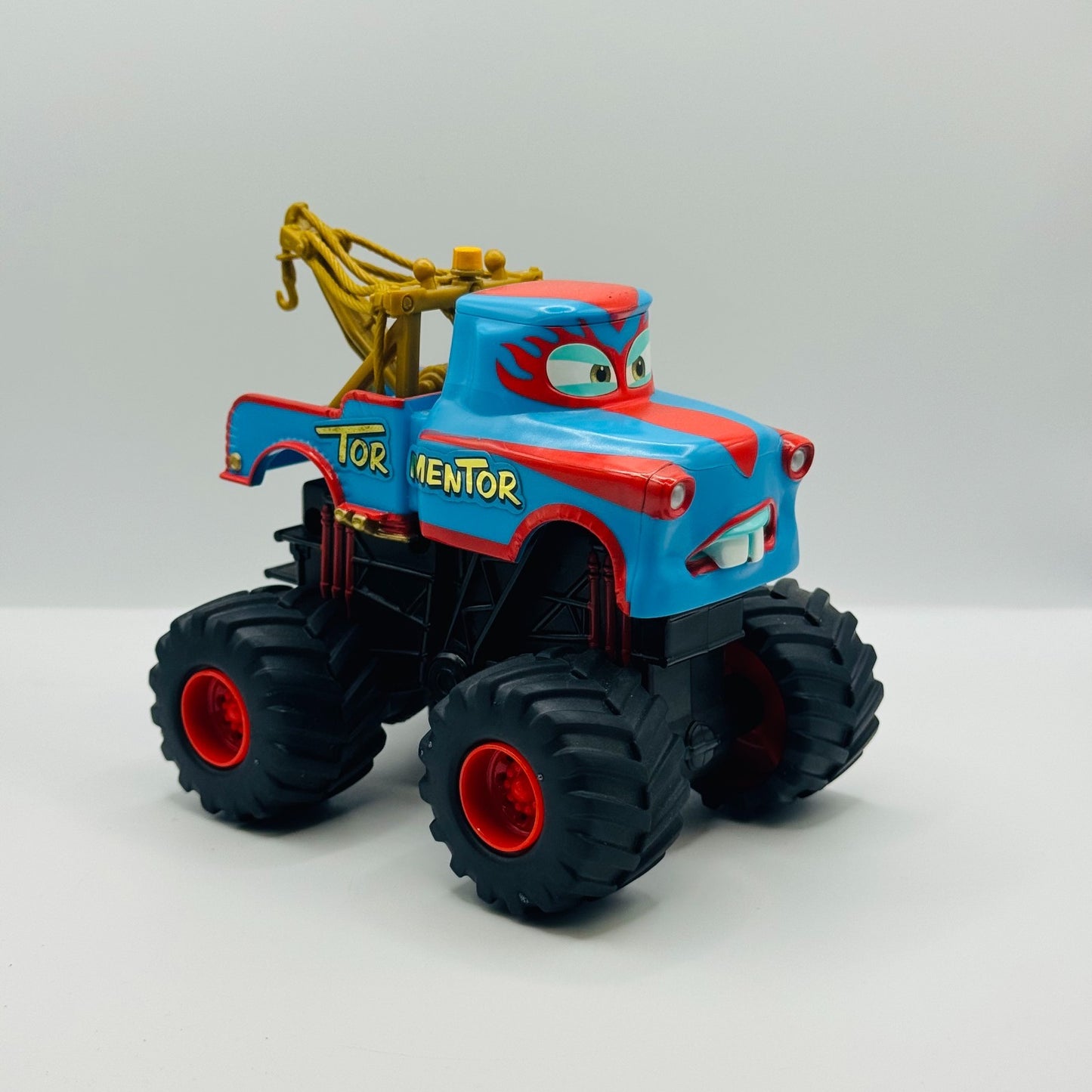 Disney Pixar Cars - Monster Truck Mater POWER PUNCH ACTION COMPLETE SET OF 4