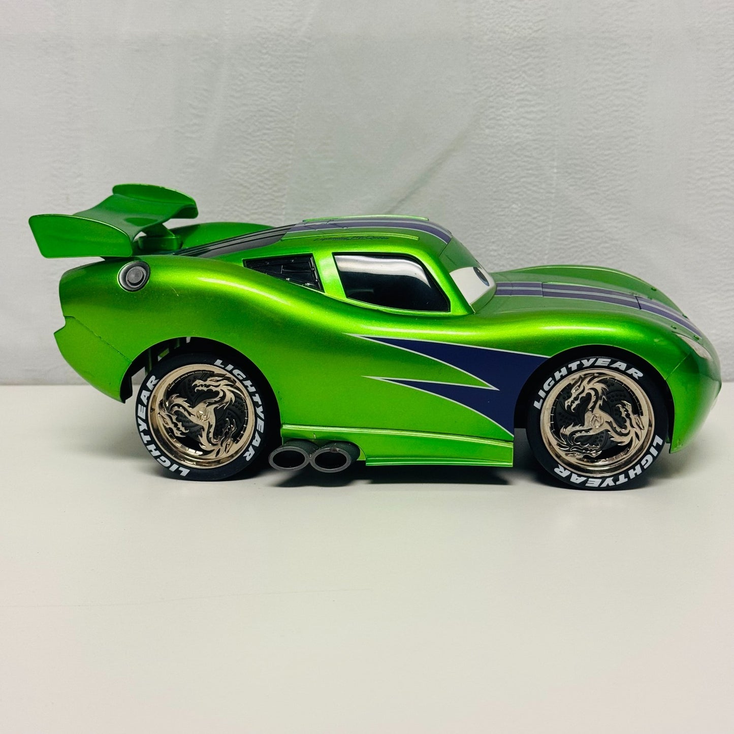 Disney Pixar Cars - RIDEMAKERZ HOT ROD GREEN LIGHTNING MCQUEEN Cars 2