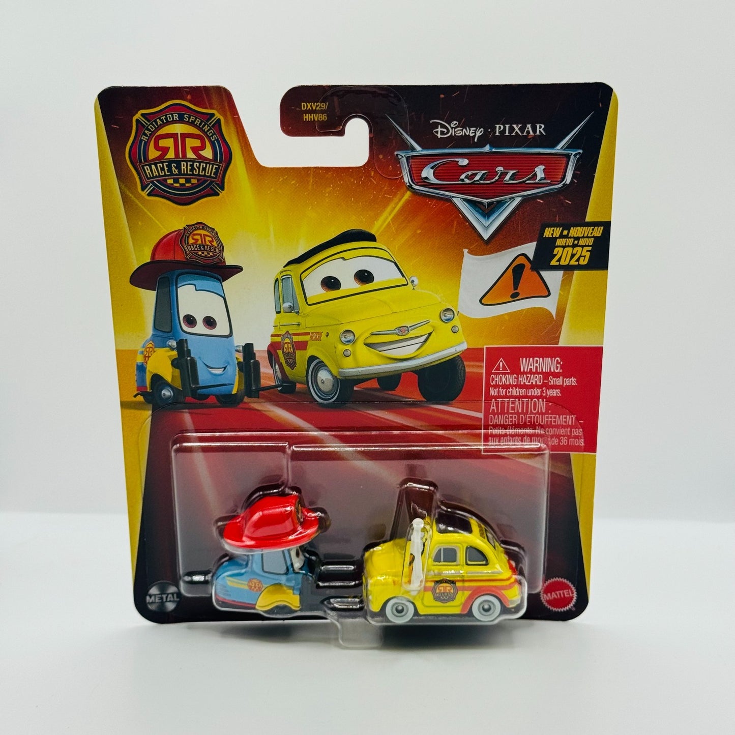 Disney Pixar Cars - RACE & RESUE LUIGI & GUIDO 2025 - 1:55 Diecast