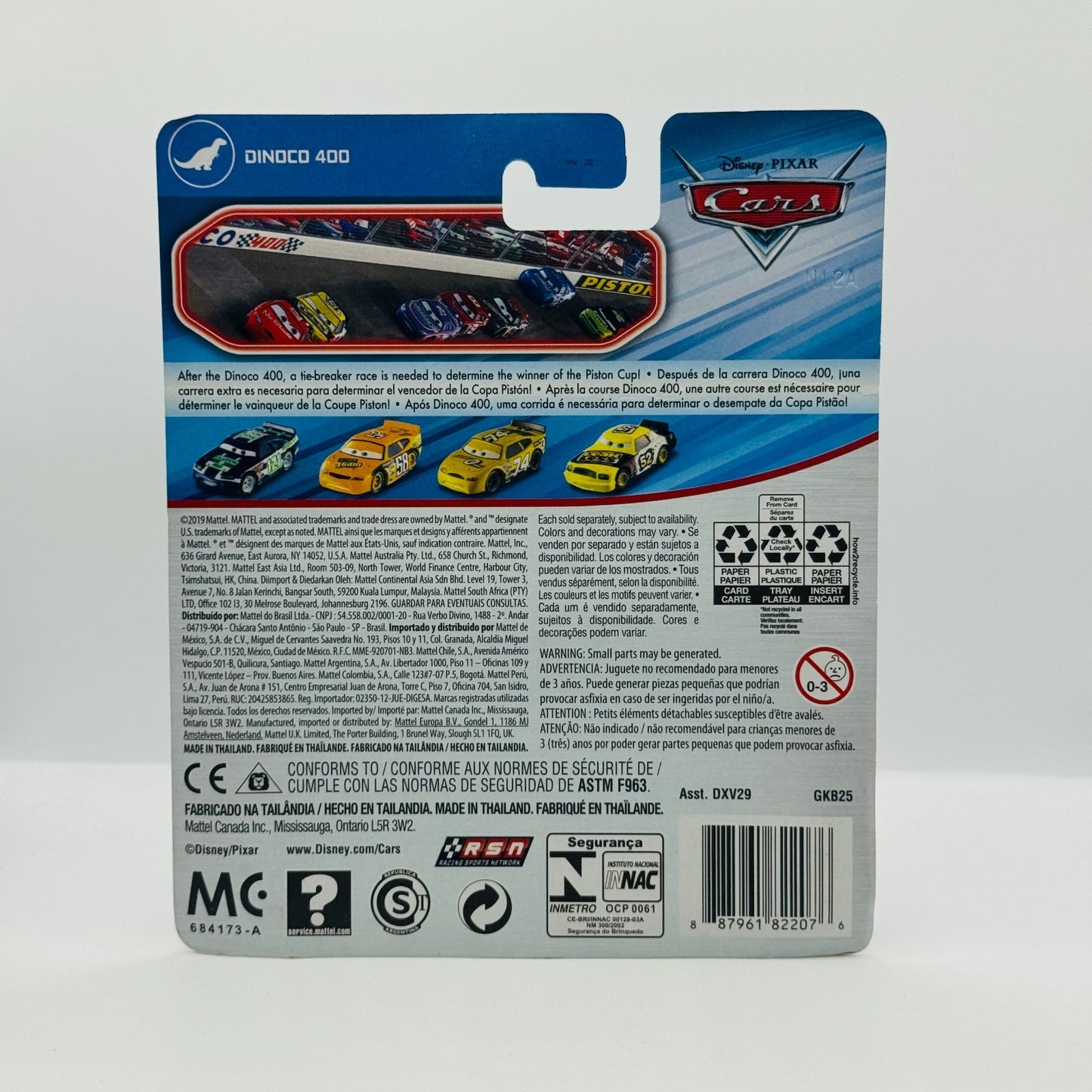 Disney Pixar Cars - REX REVLER SAGE VANDERSPIN GASKITS Blue Desert 1:55 Diecast