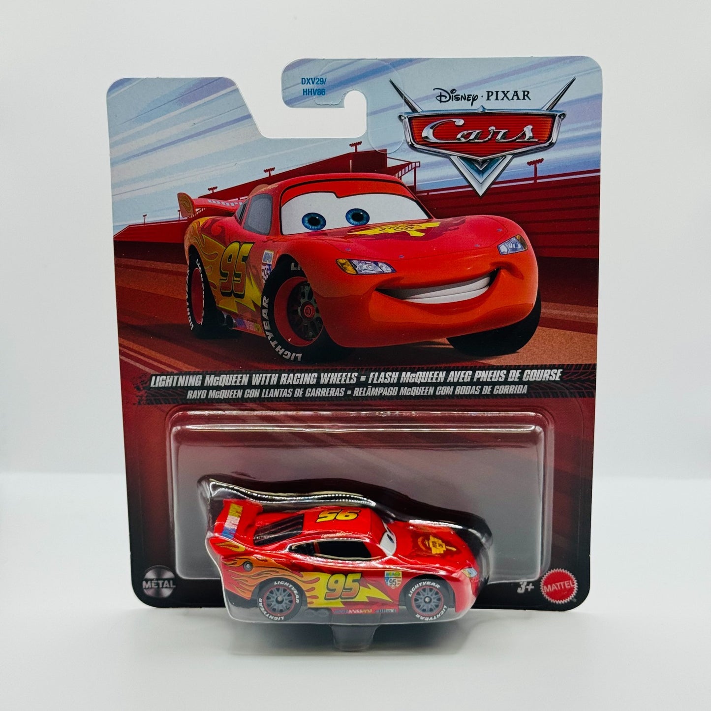 Disney Pixar Cars - WGP MCQUEEN WITH RACING WHEELS *CHINA* 2026 - 1:55 Diecast