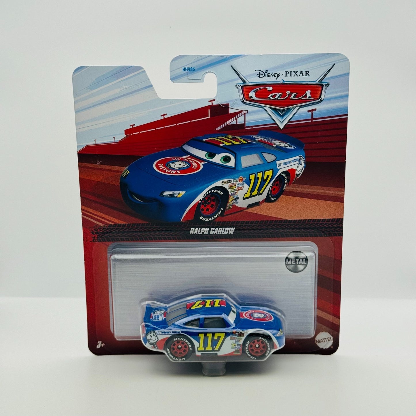 Disney Pixar Cars LIL TORQUEY PISTONS RALPH CARLOW Piston Cup 2022 1:55 Diecast
