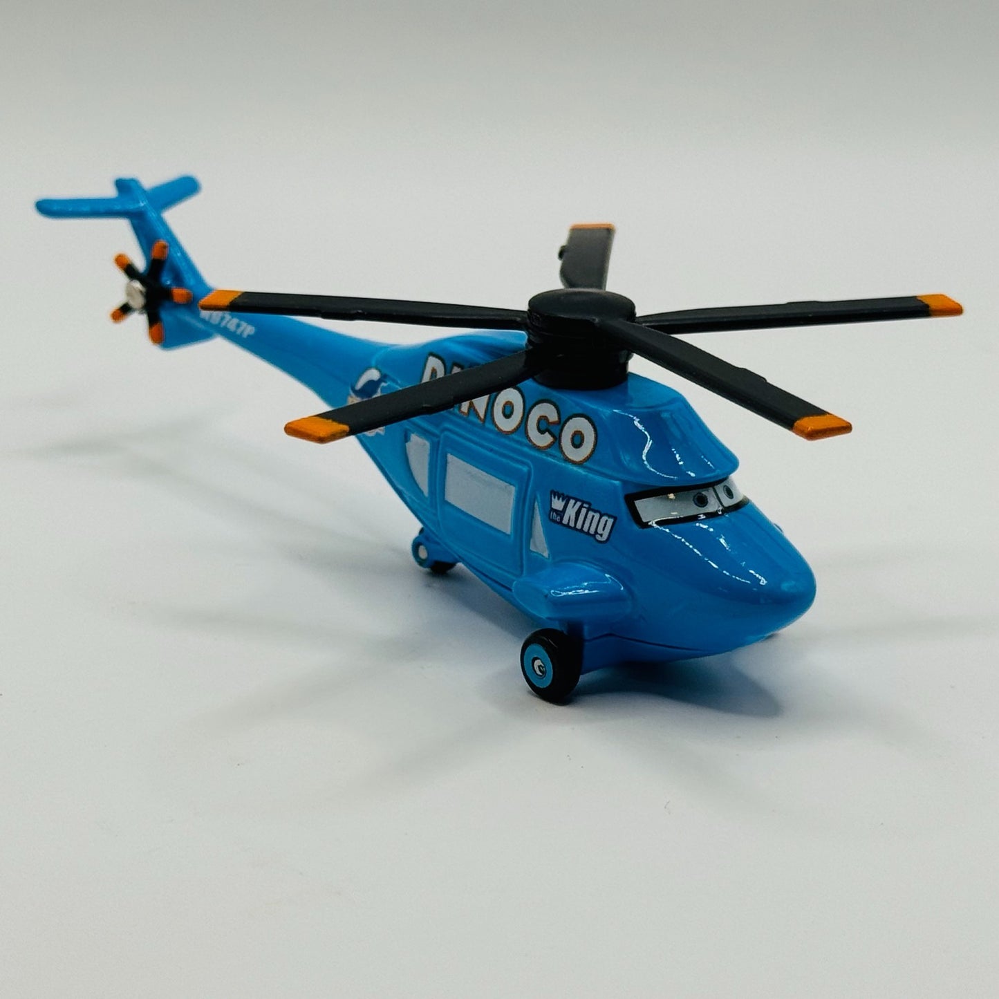 Disney Pixar Cars - DINOCO HELICOPTER ROTOR TURBOSKY 2007 - 1:55 Diecast
