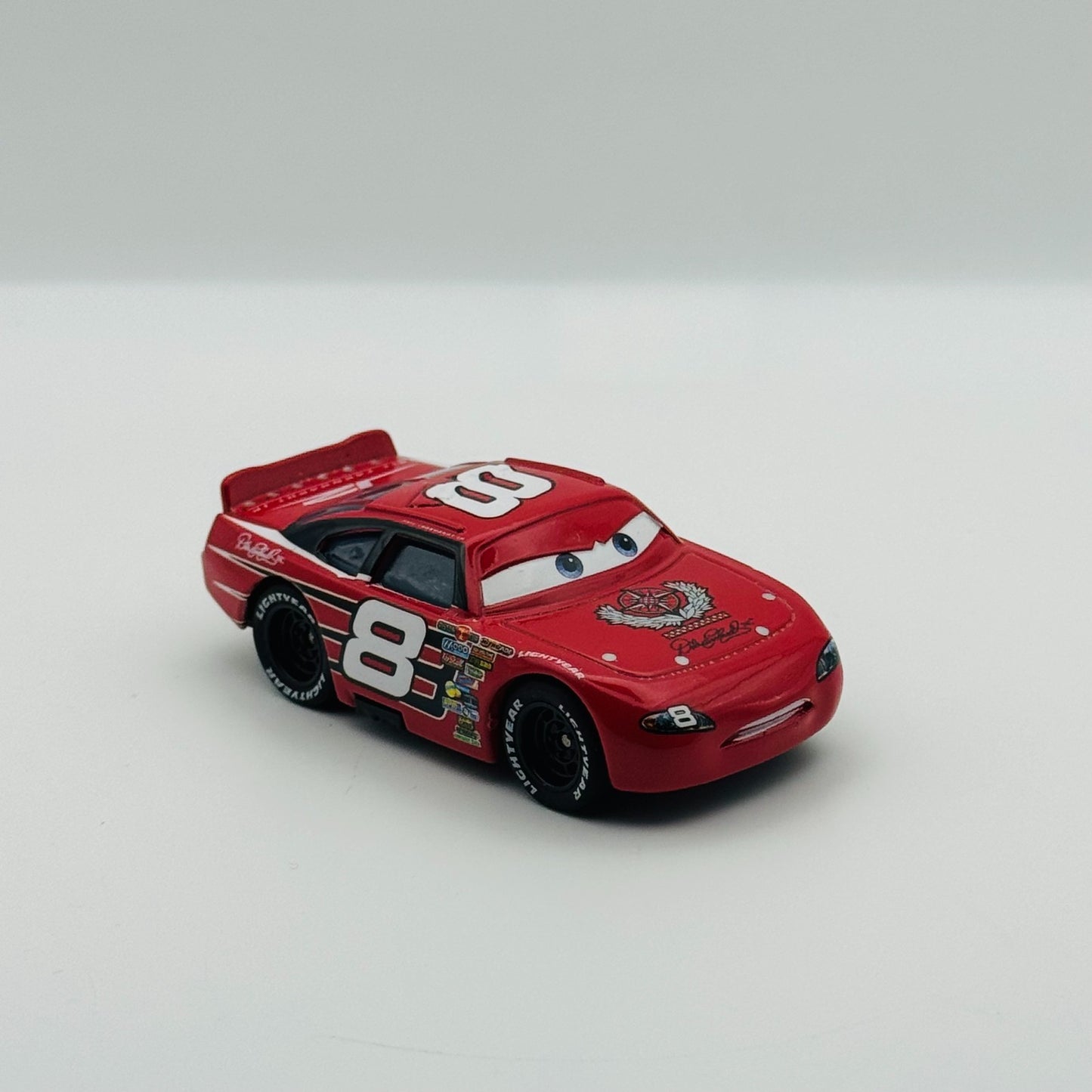 Disney Pixar Cars - DALE EARNHARDT JR. Rubber Tires Piston Cup - 1:55 Diecast