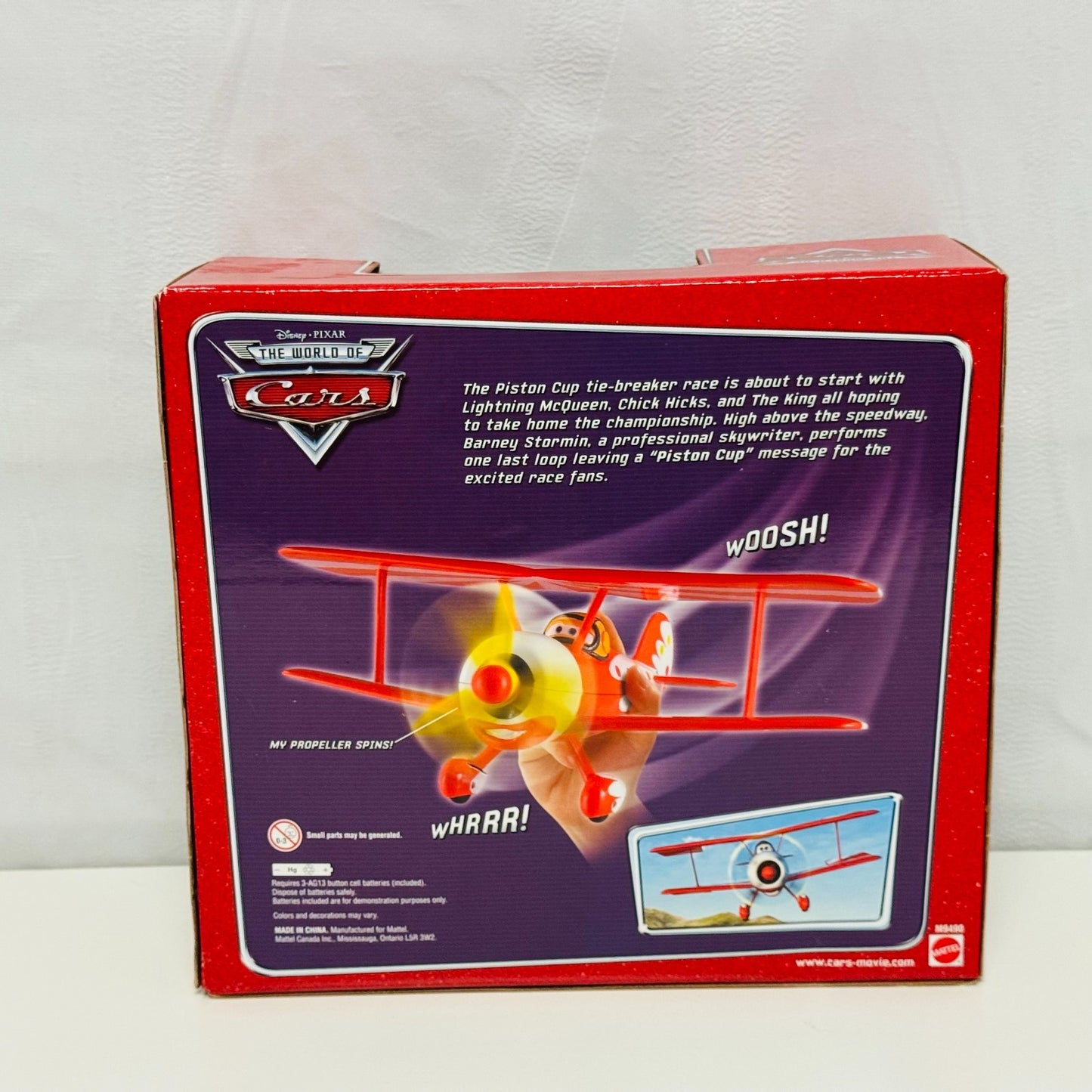 Disney Pixar Cars - 12" BARNEY STORMIN WITH SOUNDS 2008 - 1:55 Diecast