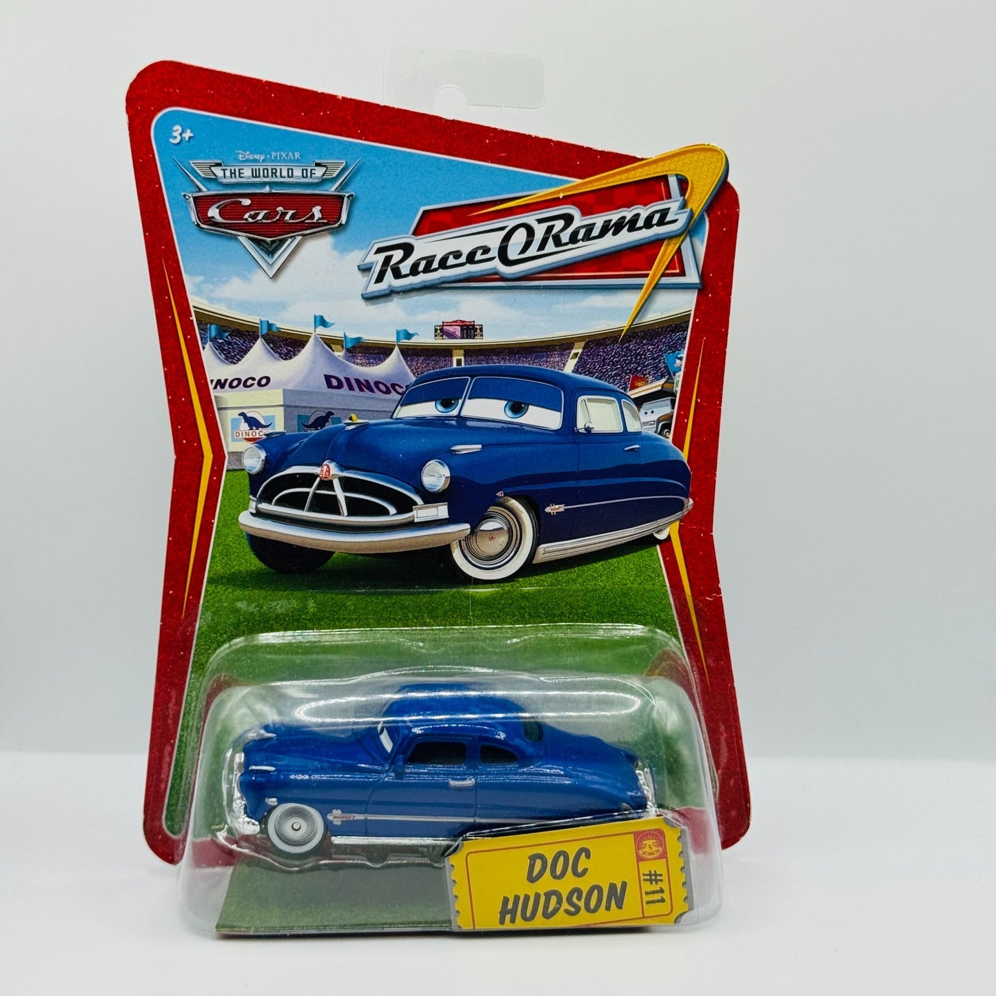Disney Pixar Cars - DOC HUDSON Race O Rama 2009 - 1:55 Diecast