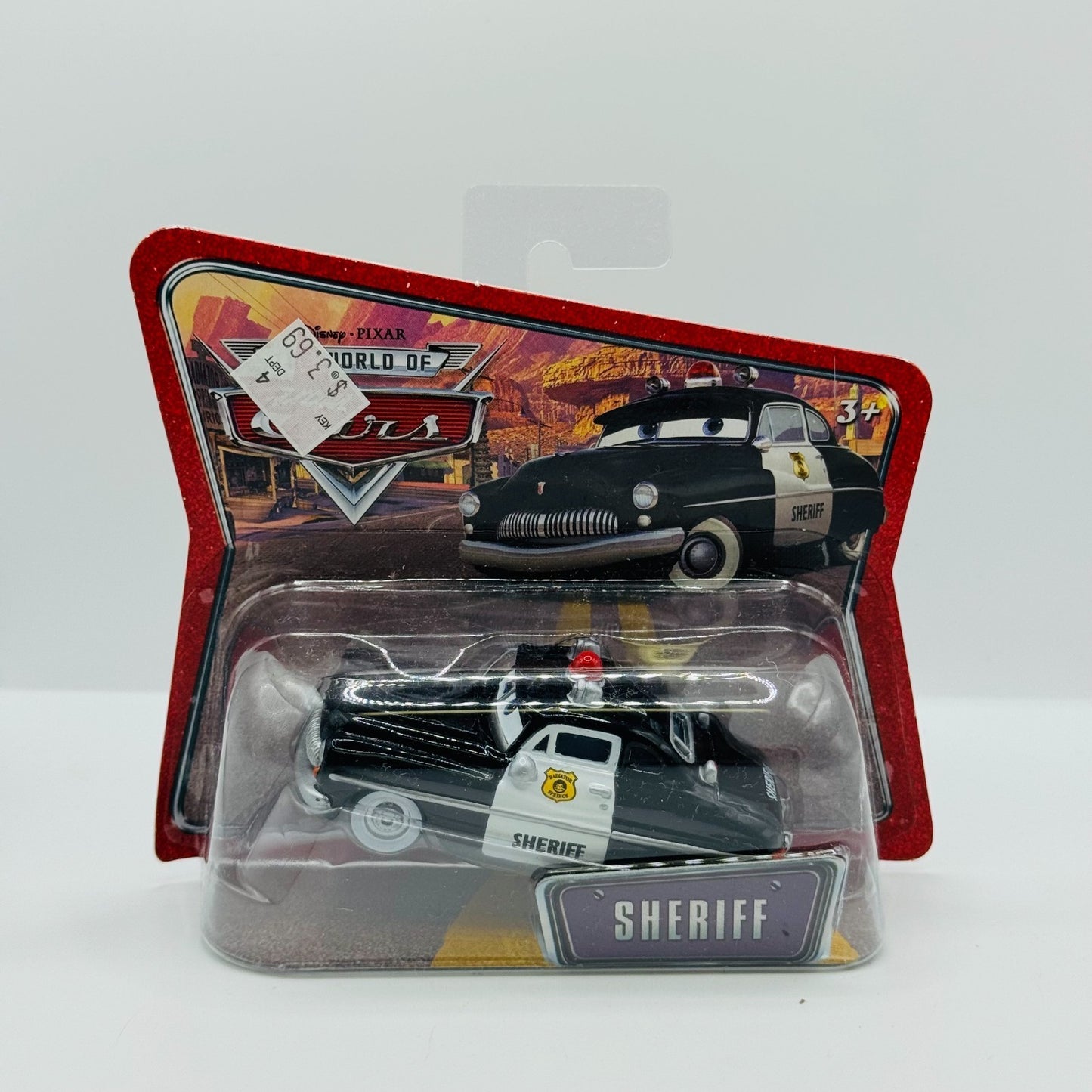 Disney Pixar Cars - SHERIFF SHORT CARD World of Cars 2008 - 1:55 Diecast