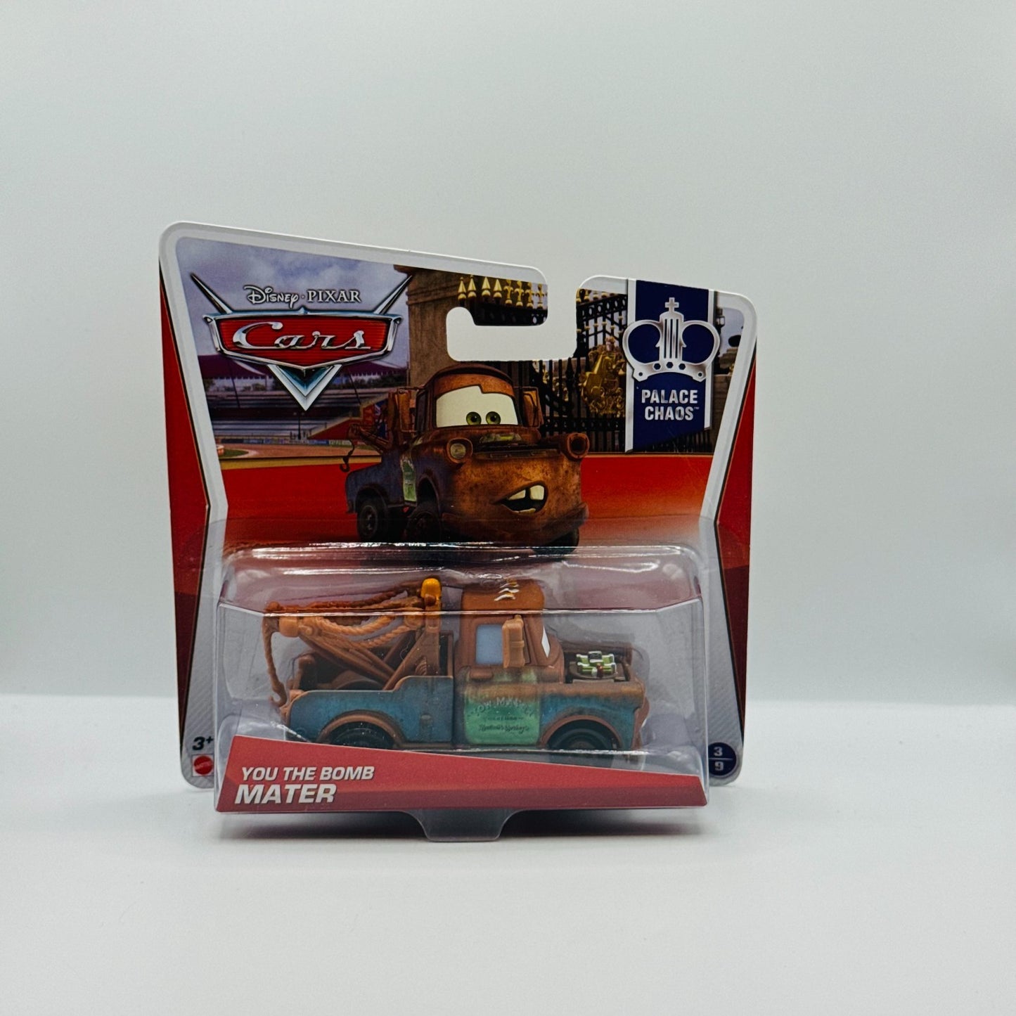 Disney Pixar Cars - YOU THE BOMB MATER SHORT CARD Palace Chaos 2013 1:55 Diecast