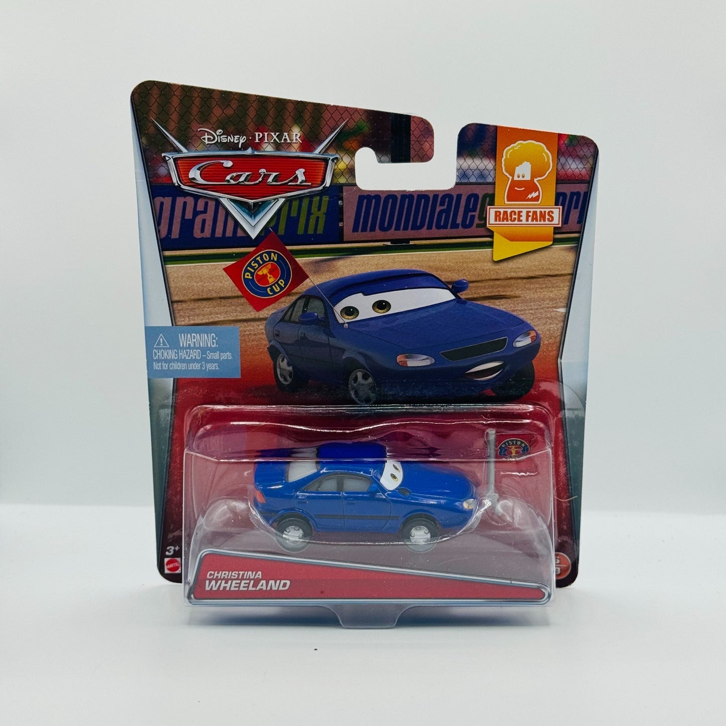 Disney Pixar Cars - CHRISTINA WHEELAND Race Fans 2015 - 1:55 Diecast