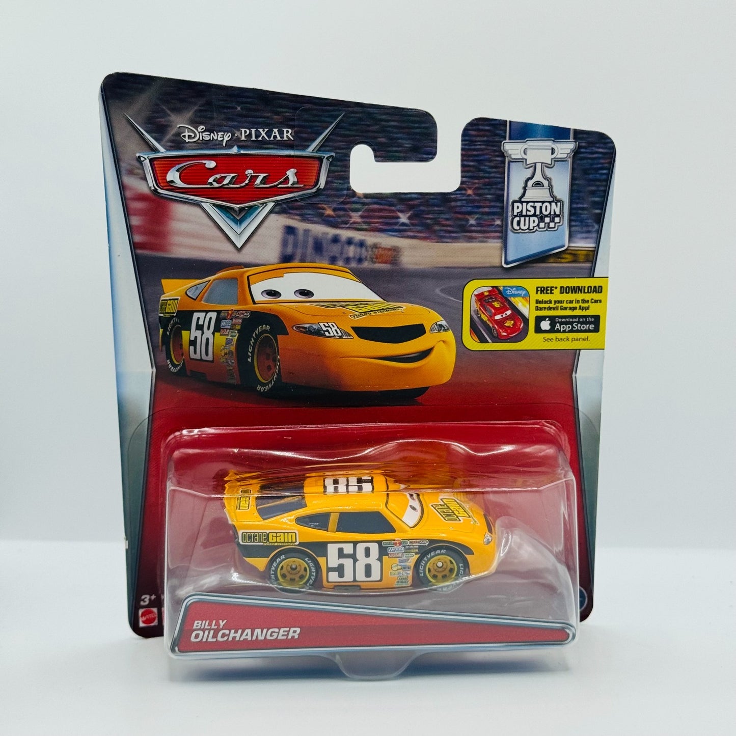 Disney Pixar Cars - OCTANE GAIN BILLY OILCHANGER Piston Cup 2016 - 1:55 Diecast
