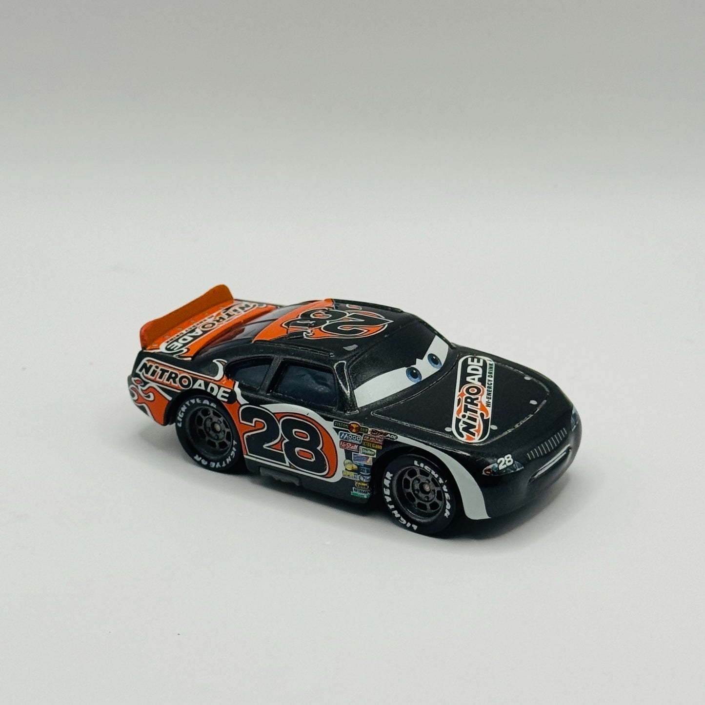 Disney Pixar Cars - NITROADE AIKEN AXLER *Flat Eyes* 2016 - 1:55 Diecast