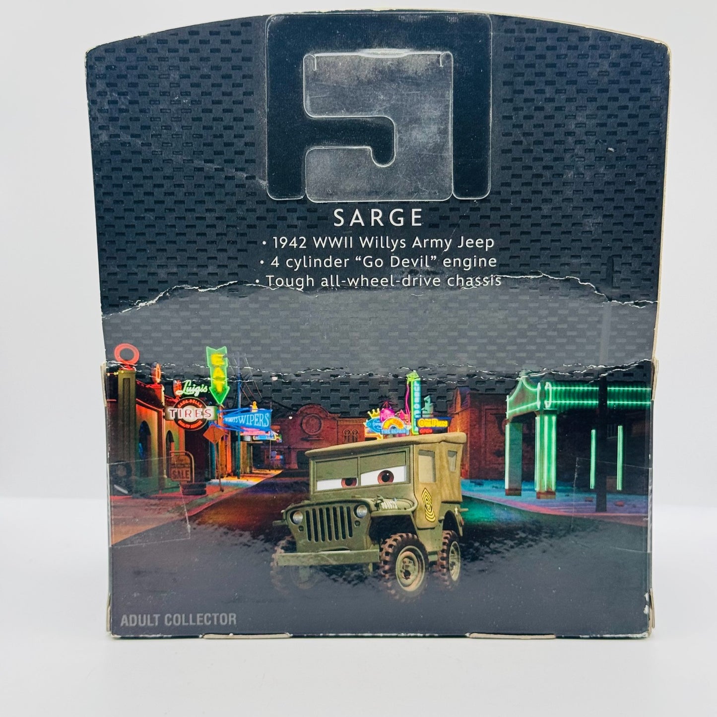 Disney Pixar Cars - PRECISION SERIES SARGE OPENING HOOD - 1:55 Diecast