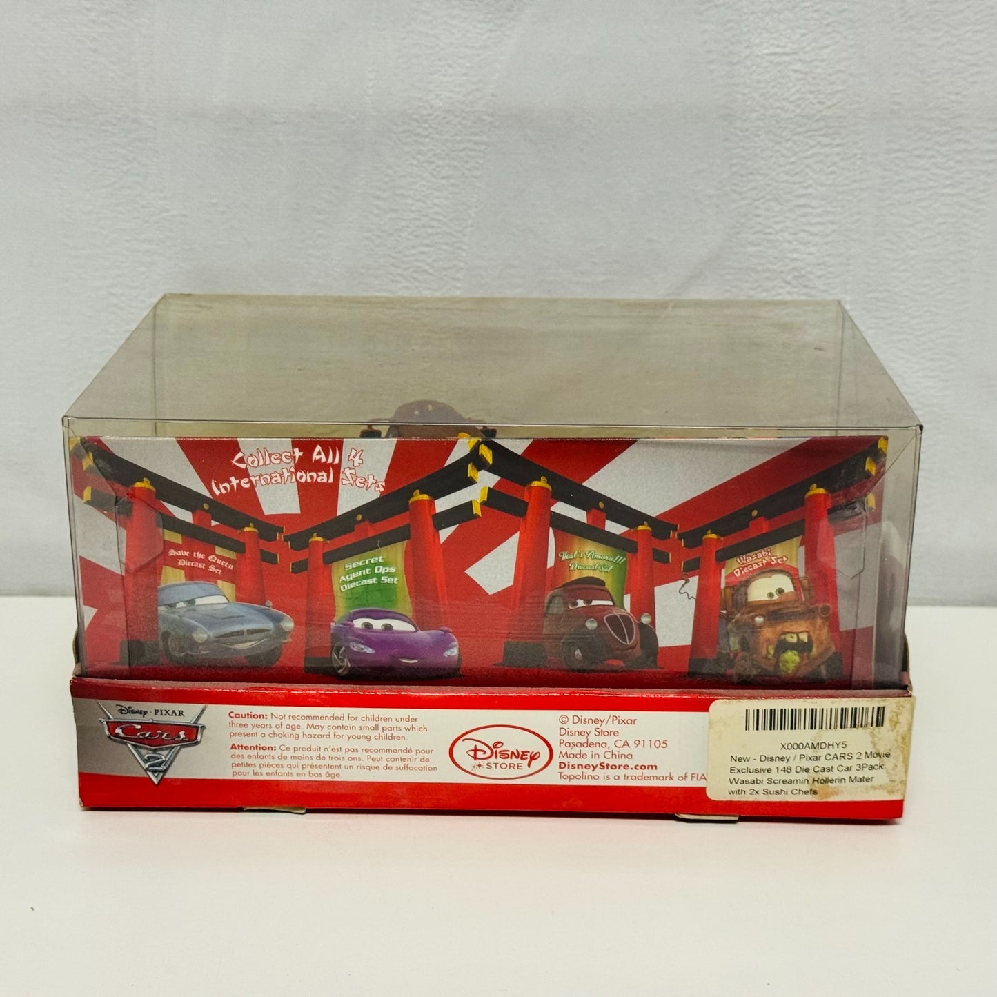 Disney Pixar Cars - TALKING WASABI MATER SUSHI CHEFS Disney Store - 1:43 Diecast