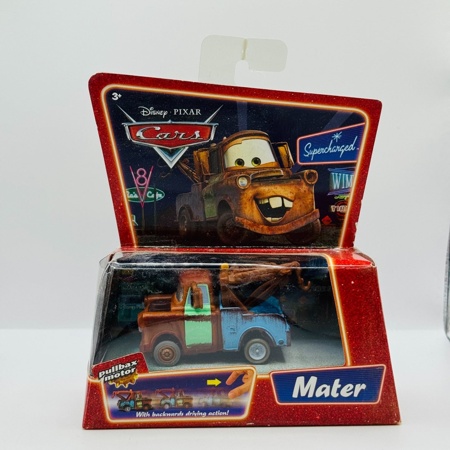 Disney Pixar Cars - PULL BACK PULLBAX MATER - 2007 Supercharged