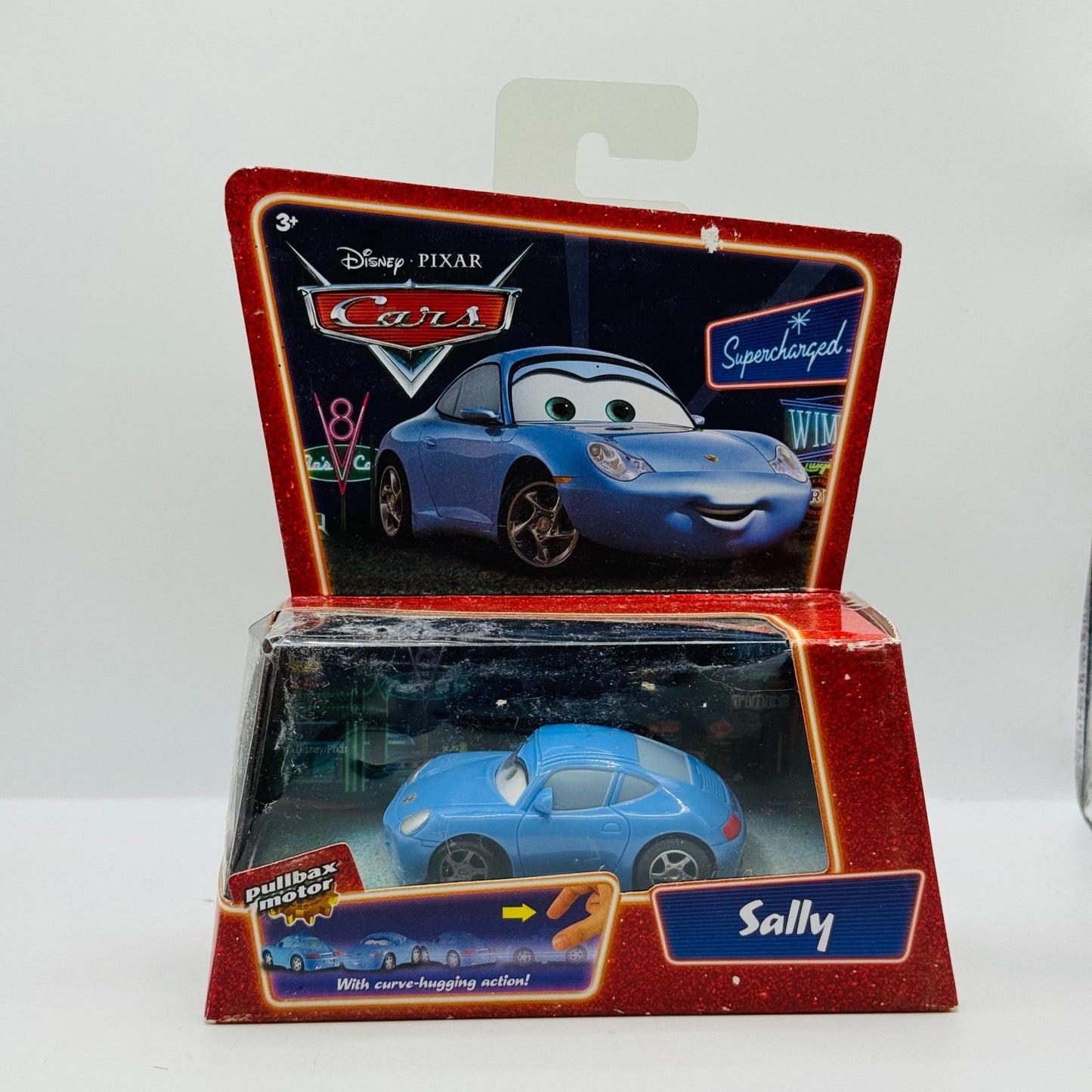 Disney Pixar Cars - PULL BACK PULLBAX SALLY - 2007 Supercharged