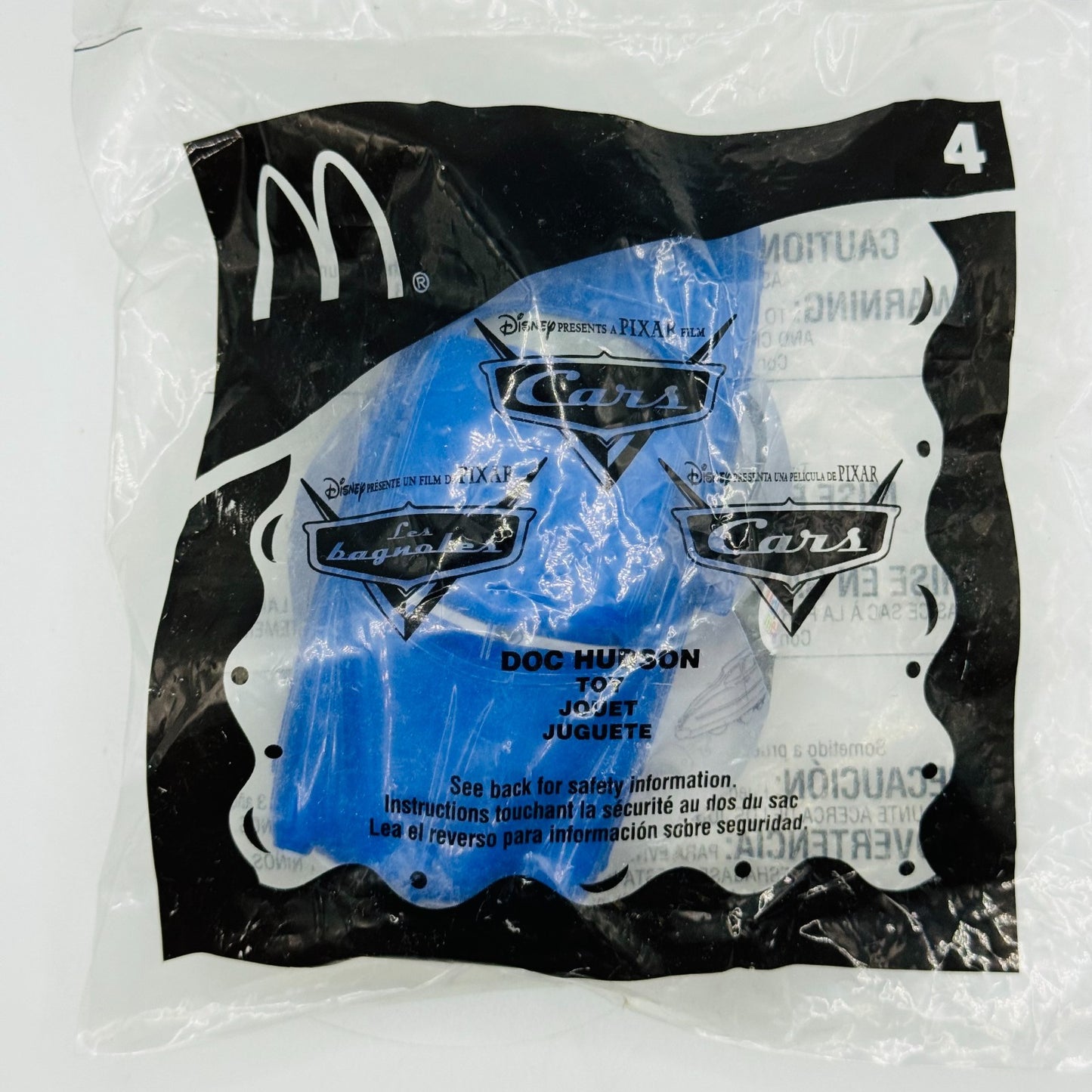 Disney Pixar Cars McDonalds Happy Meal Toys DOC HUDSON - 2006