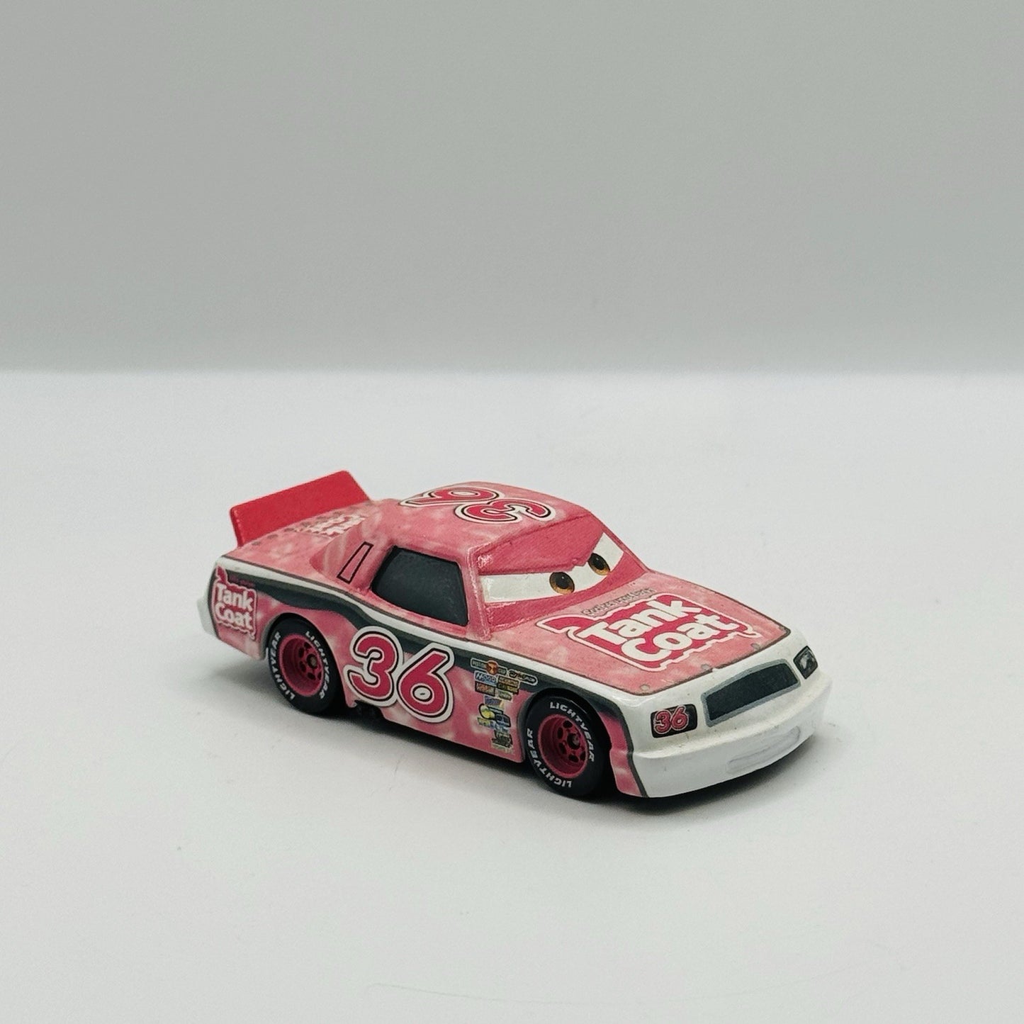 Disney Pixar Cars PIT RACE-OFF LAUNCHER TANK COAT EUGENE CARBURESKI 1:55 Diecast