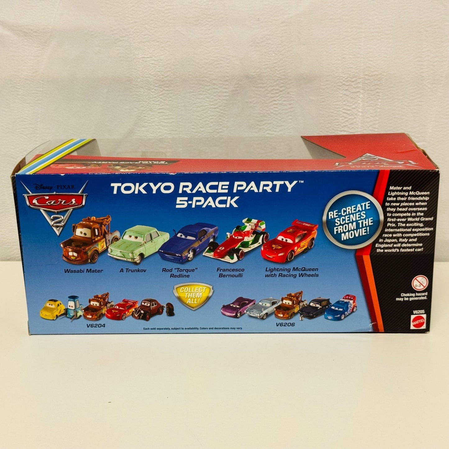 Disney Pixar Cars - TOKYO RACE PARTY 5-PACK Wasabi Mater 2011 - 1:55 Diecast
