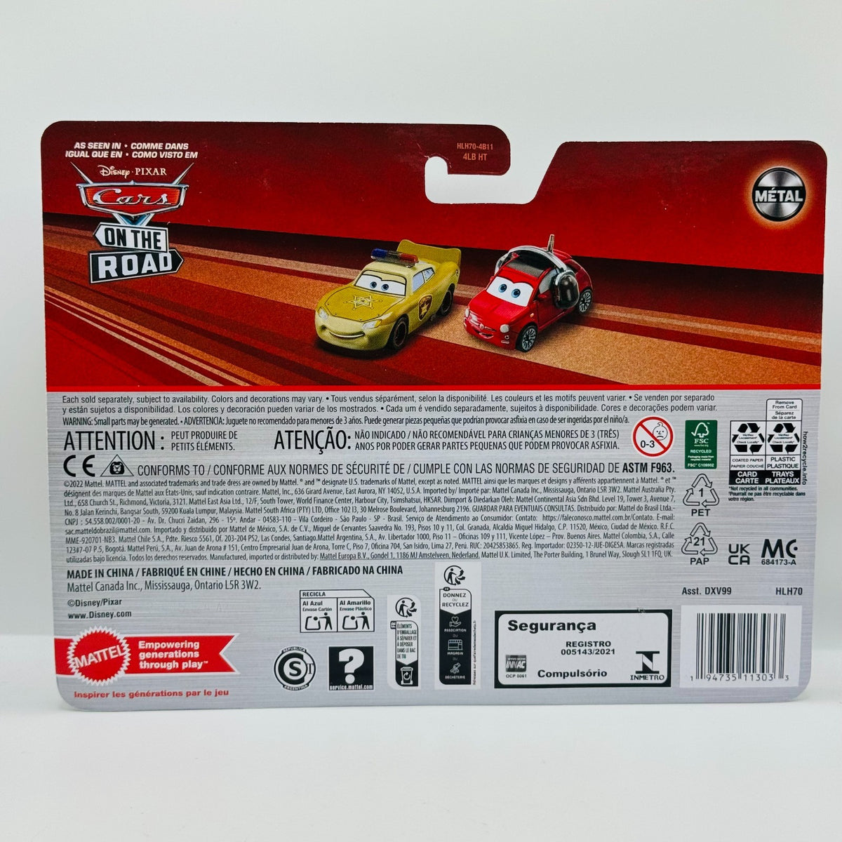 Disney Pixar Cars - DEPUTY HAZZARD MCQUEEN & BELLA CADAVRE 2026 - 1:55 Diecast