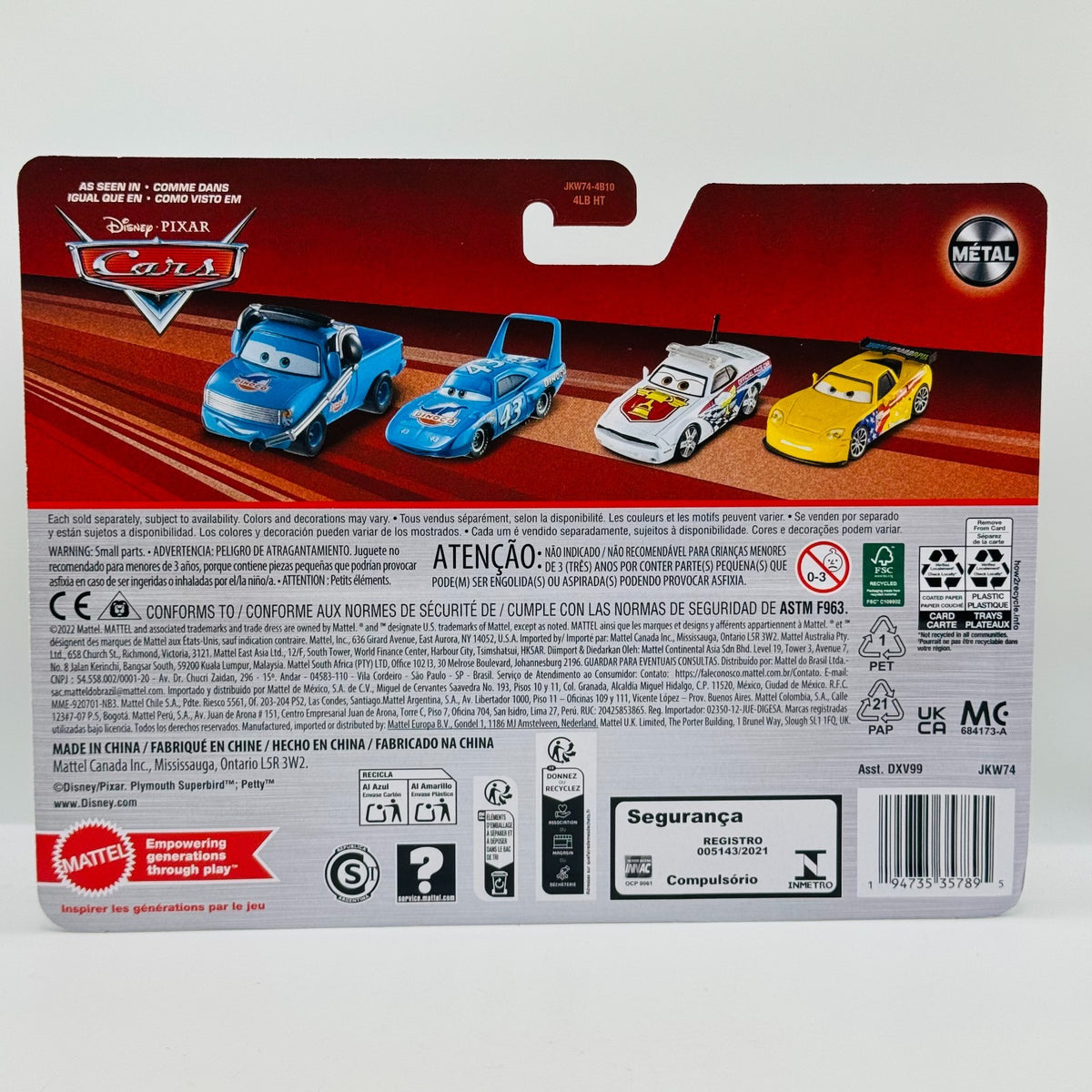 Disney Pixar Cars - RED FIRETRUCK & GUIDO 2026 - 1:55 Diecast