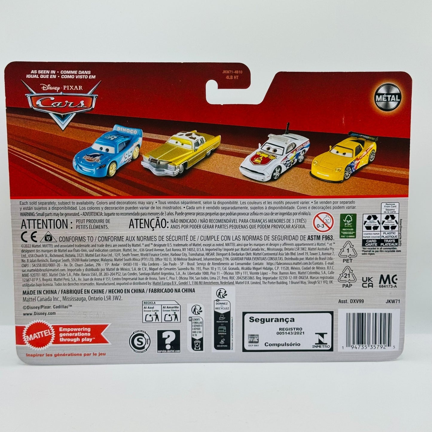 Disney Pixar Cars - MATER & CHEWALL TRACTOR WITH TIRE IN MOUTH 2026 1:55 Diecast
