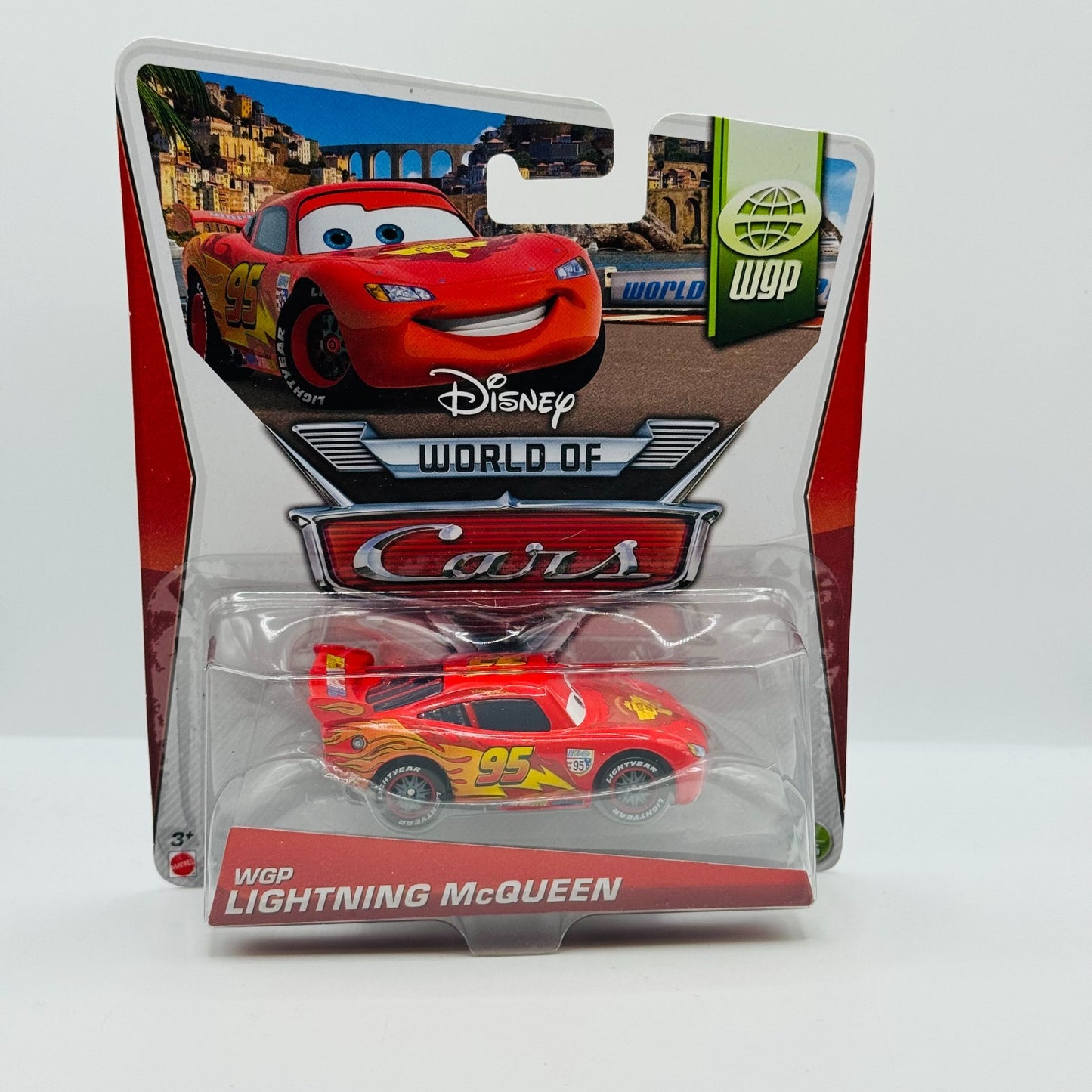 Disney Pixar Cars - MCQUEEN WITH RACING WHEELS WGP 2014 - 1:55 Diecast
