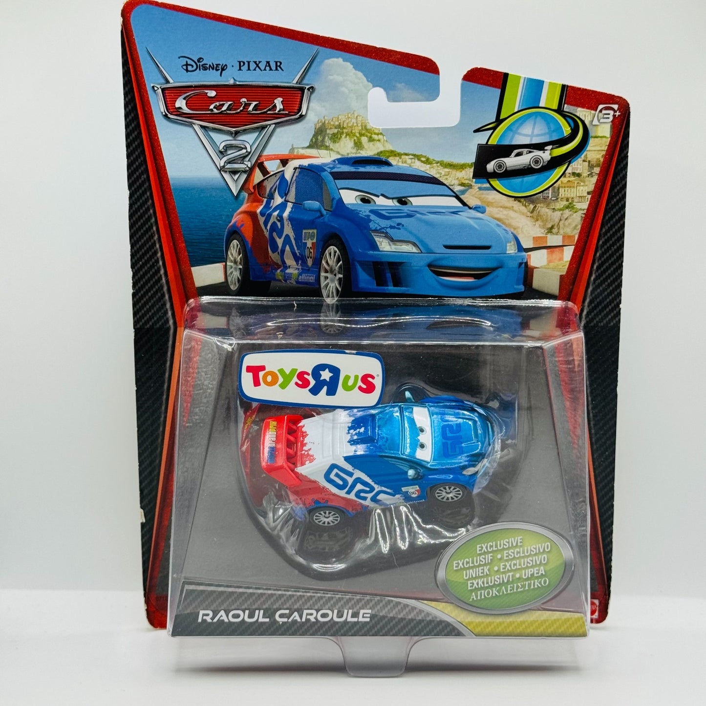 Disney Pixar Cars - RAOUL CAROULE WITH METALLIC FINISH TOYS R US - 1:55 Diecast