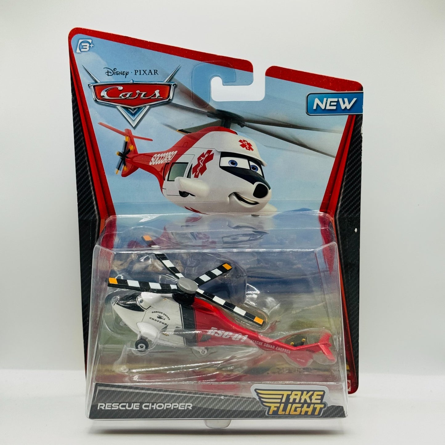 Disney Pixar Cars - RESCUE CHOPPER Take Flight Air Mater - 1:55 Diecast