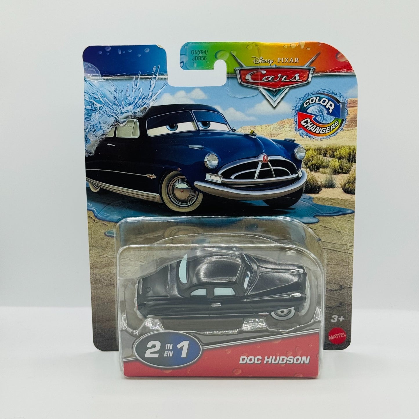 Disney Pixar Cars - COLOR CHANGERS DOC HUDSON Blue/ Black - 1:55 Scale
