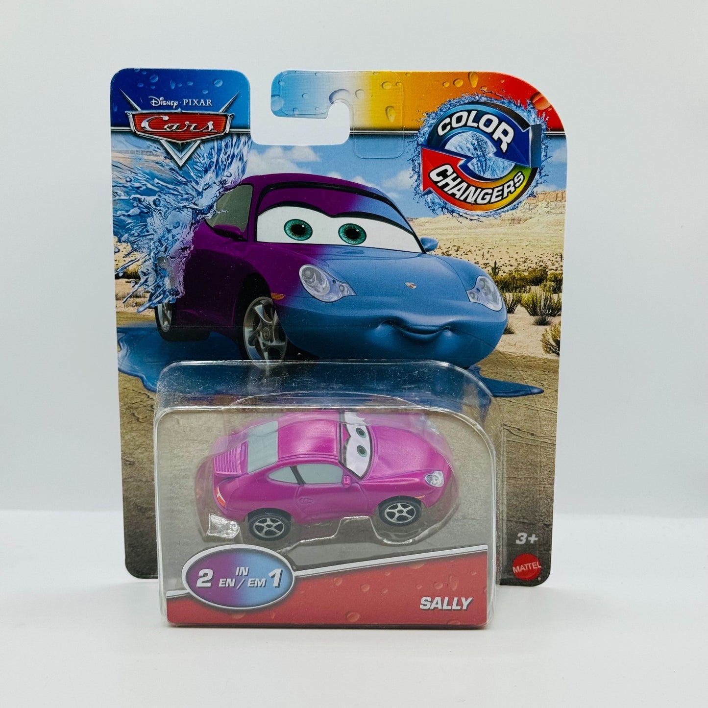 Disney Pixar Cars - COLOR CHANGERS SALLY PURPLE/BLUE - 1:55 Scale